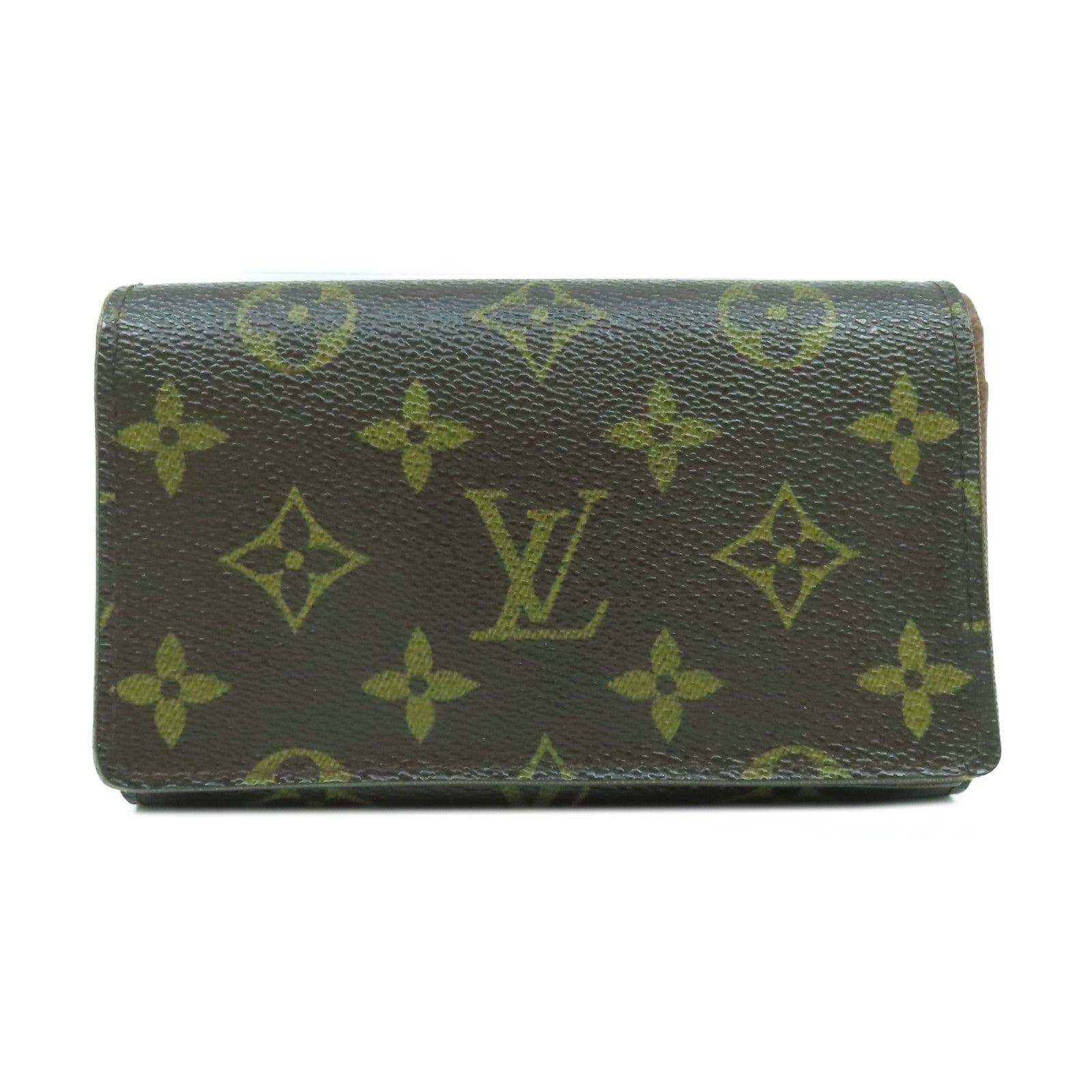 LOUIS VUITTON Monogram Wallet金扣錢包啡色