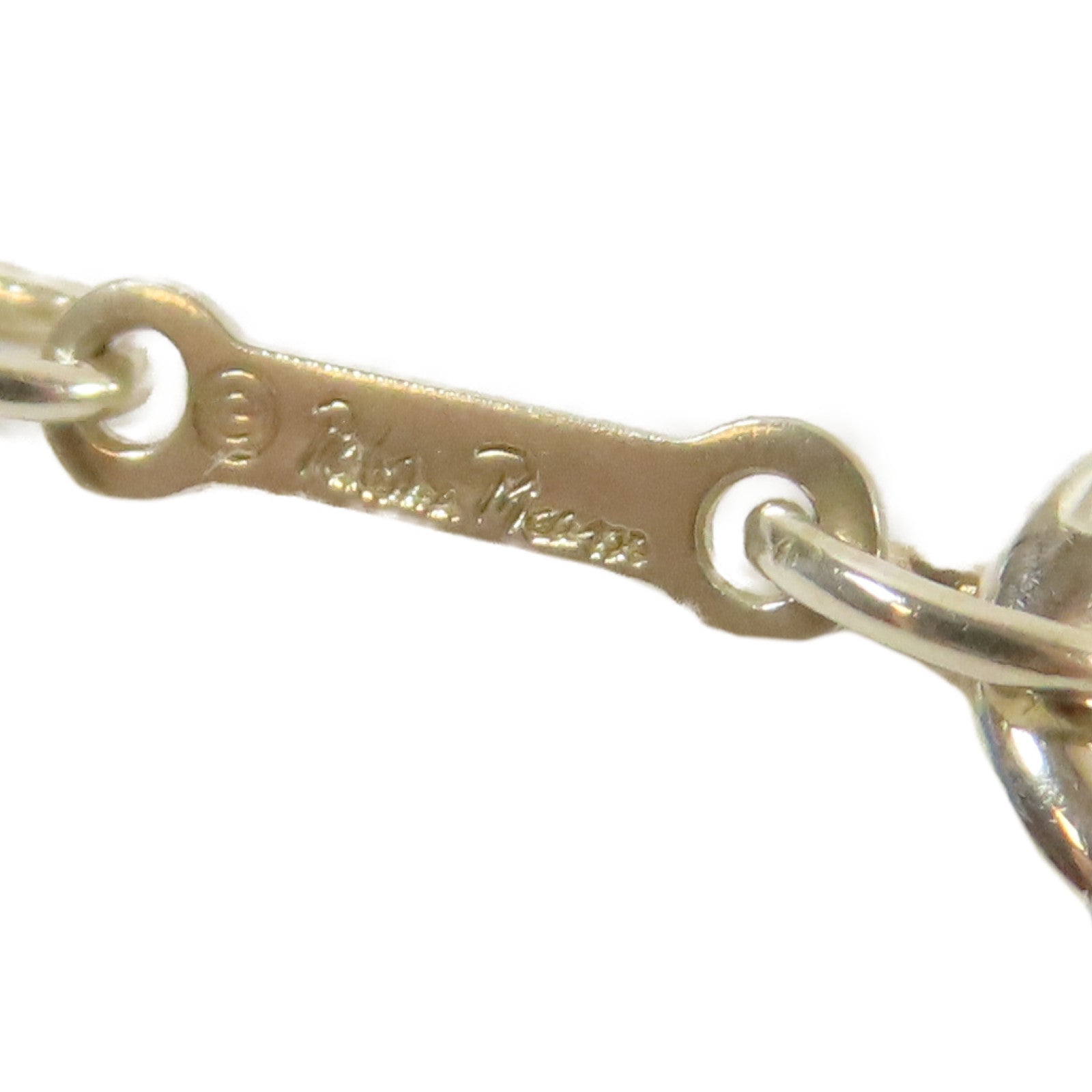 TIFFANY＆CO 925純銀Paloma Picasso Hearts Drop Pendant項鍊#38cm