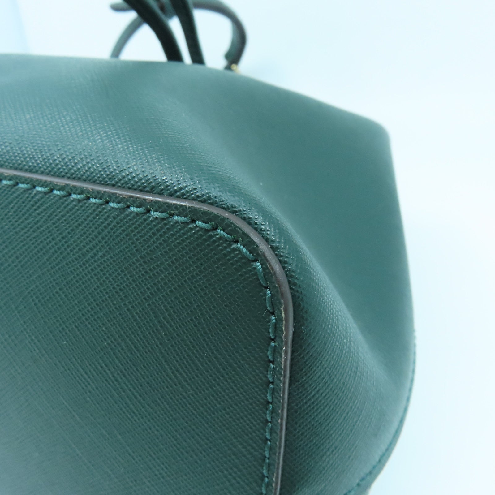 Michael Kors 牛皮皮革2 Way Shoulder金扣手挽肩背两用袋绿色