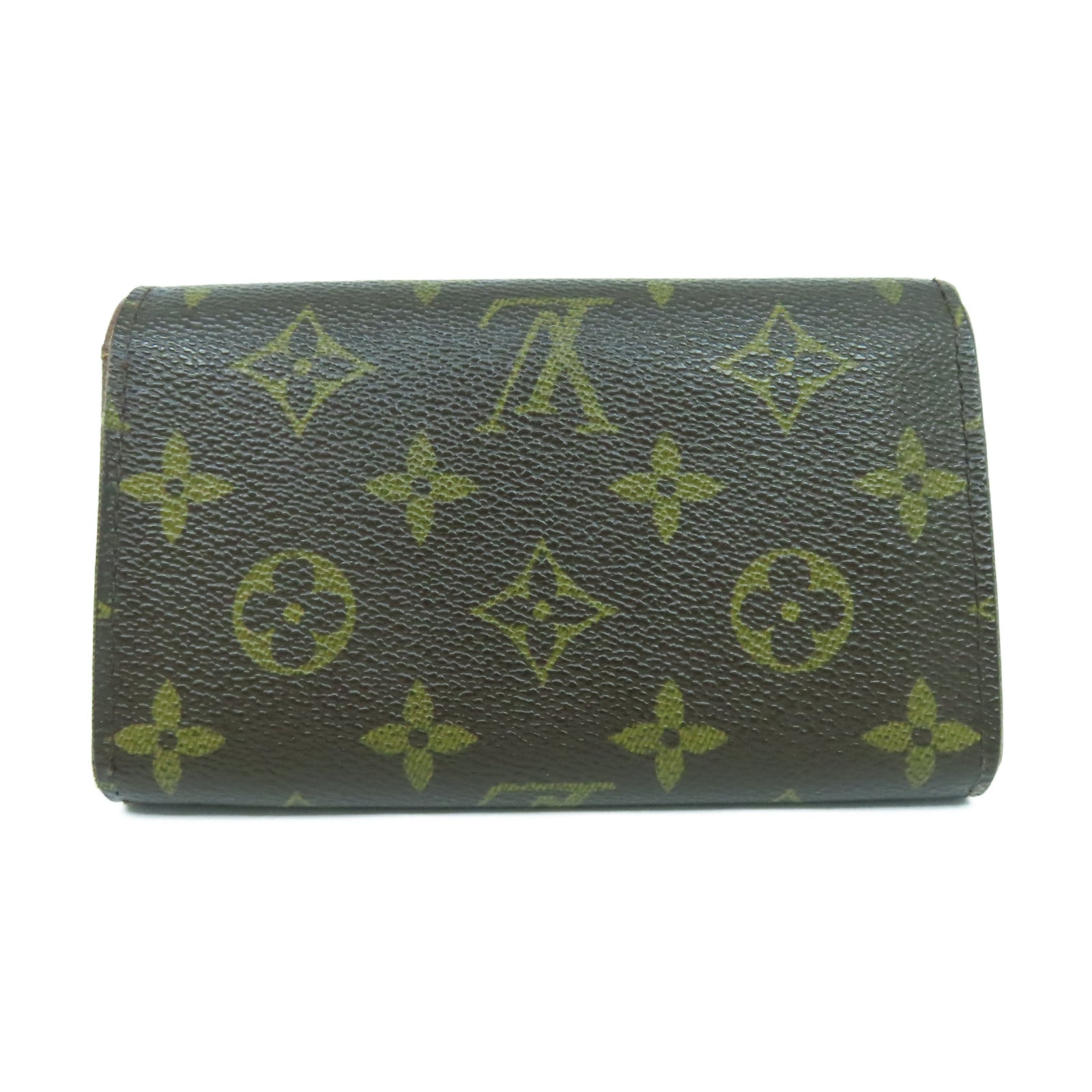 LOUIS VUITTON Monogram Wallet金扣錢包啡色