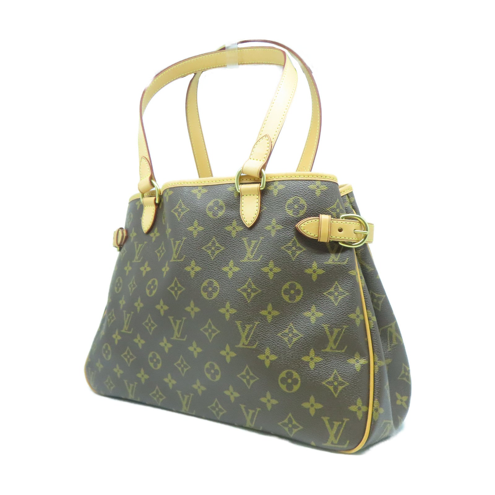 LOUIS VUITTON Monogram Batignolles Horizont金扣手挽袋/肩背袋啡色