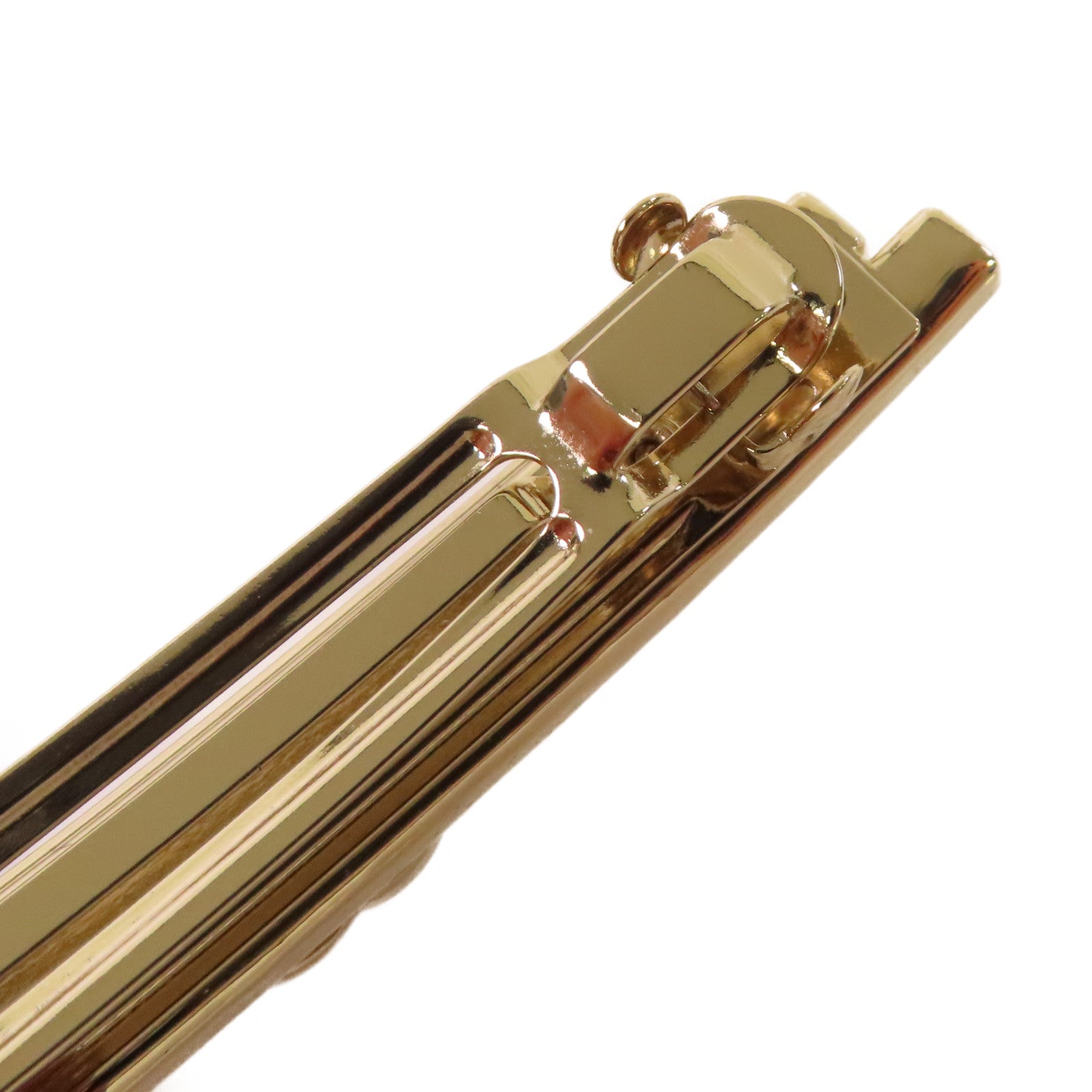CHANEL 金屬CC Barrette髮夾金色