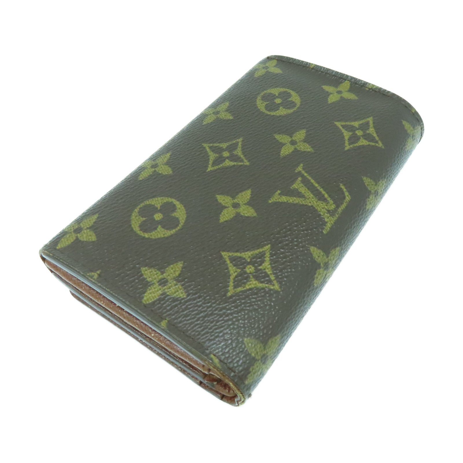 LOUIS VUITTON Monogram Wallet金扣錢包啡色