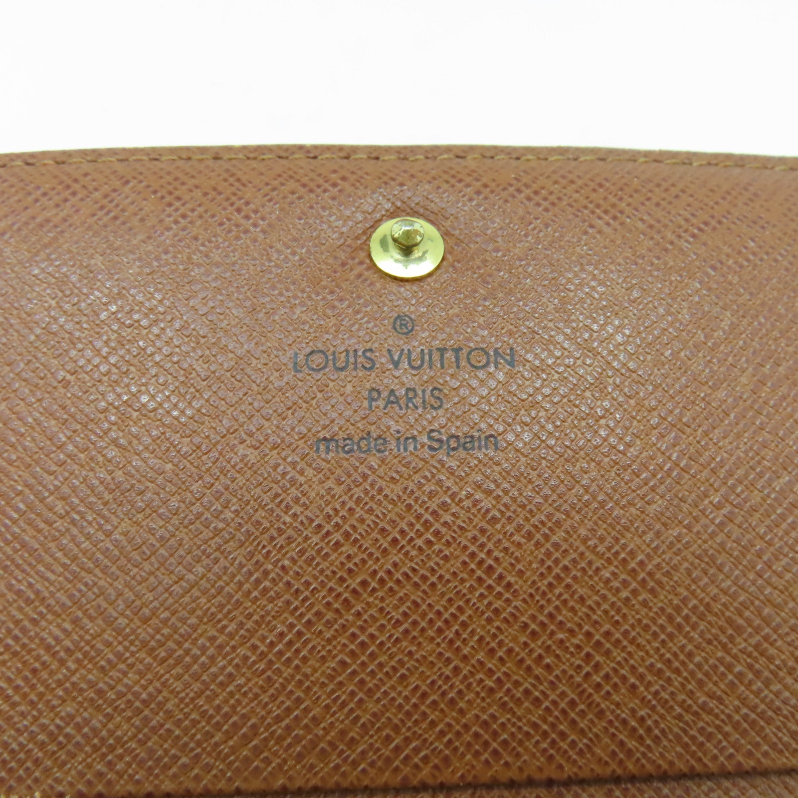 LOUIS VUITTON Monogram Wallet金扣錢包啡色