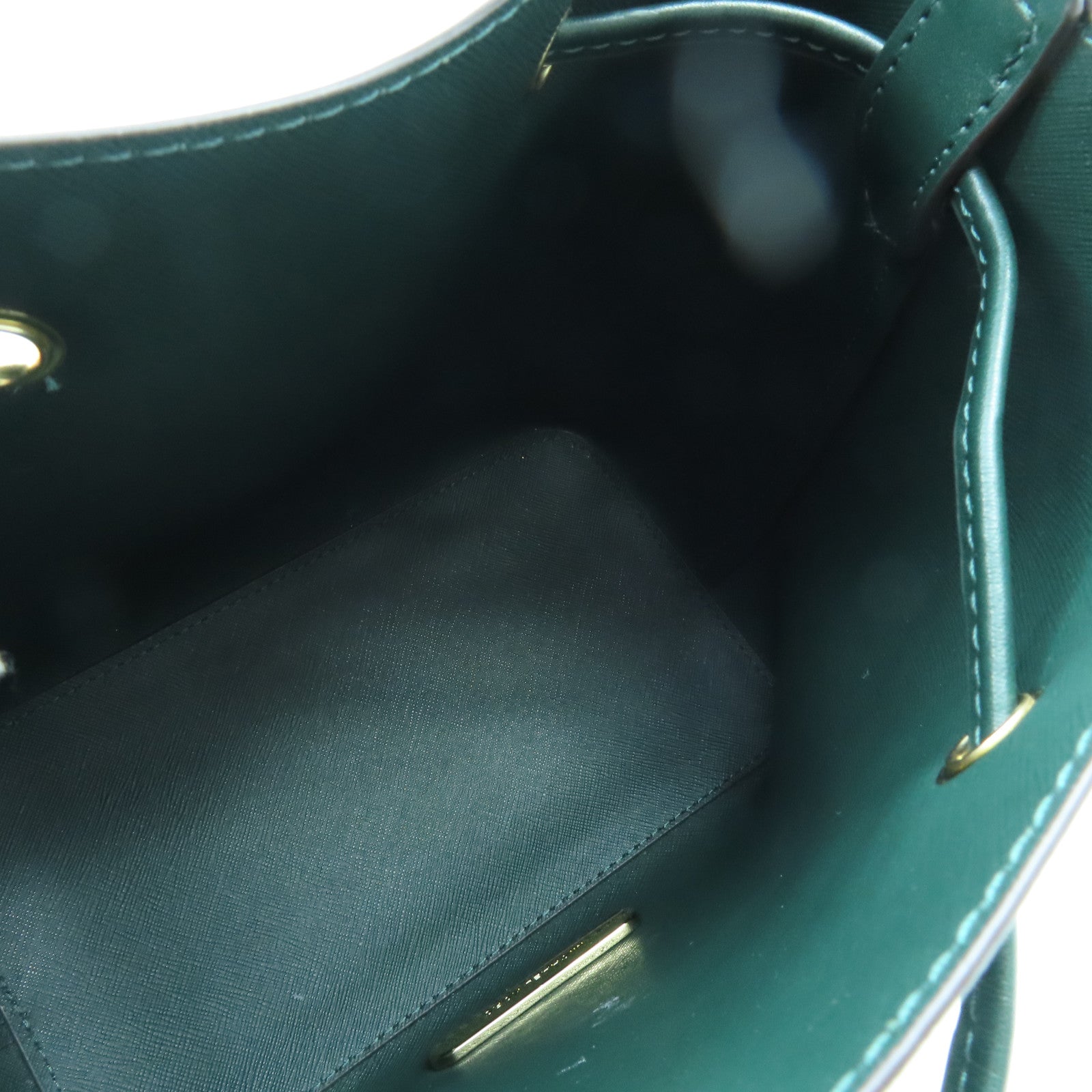 Michael Kors 牛皮皮革2 Way Shoulder金扣手挽肩背两用袋绿色