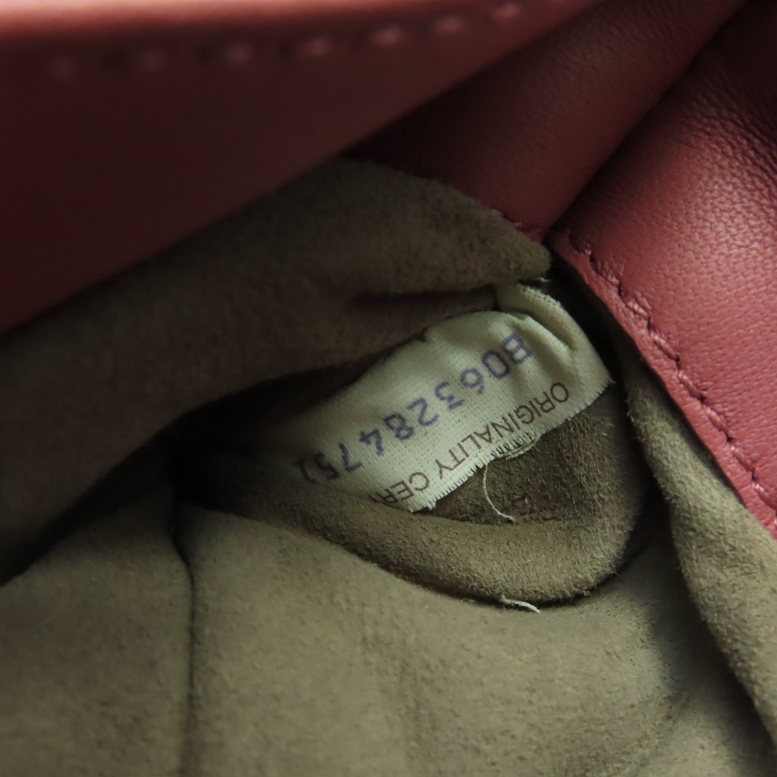 BOTTEGA VENETA 織紋皮革Shoulder Bag肩背袋粉紅色