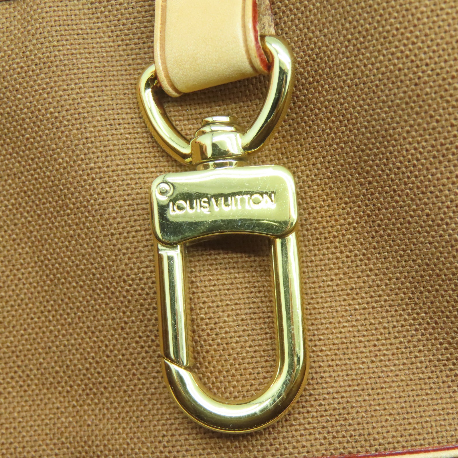 LOUIS VUITTON Monogram Batignolles Horizont金扣手挽袋/肩背袋啡色