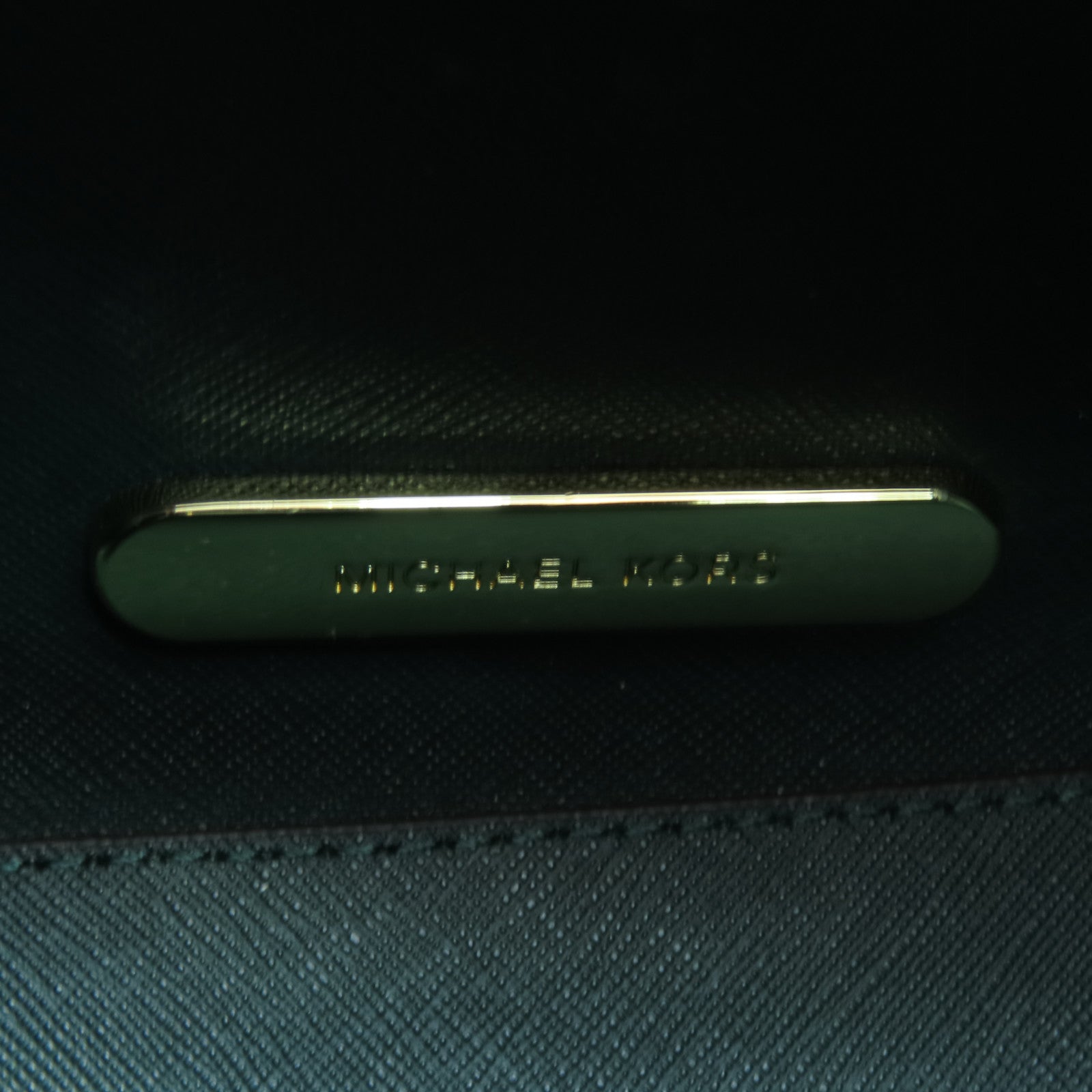 Michael Kors 牛皮皮革2 Way Shoulder金扣手挽肩背两用袋绿色