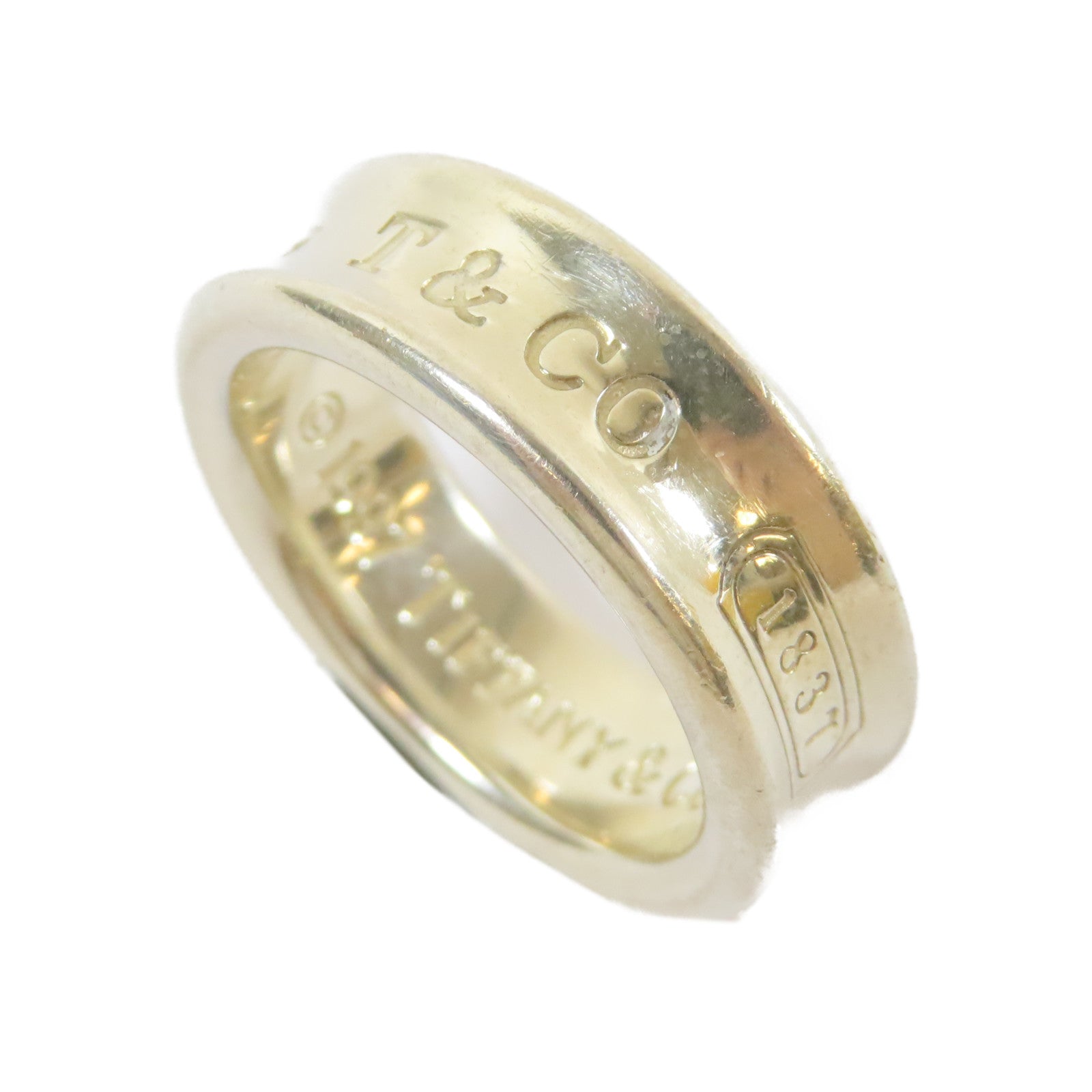 TIFFANY＆CO 925純銀1837 Narrow Ring戒指US#6.75