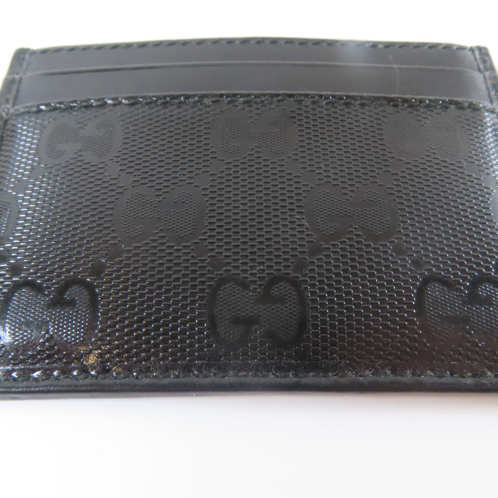 GUCCI 塗層帆布Card Case卡片套黑色