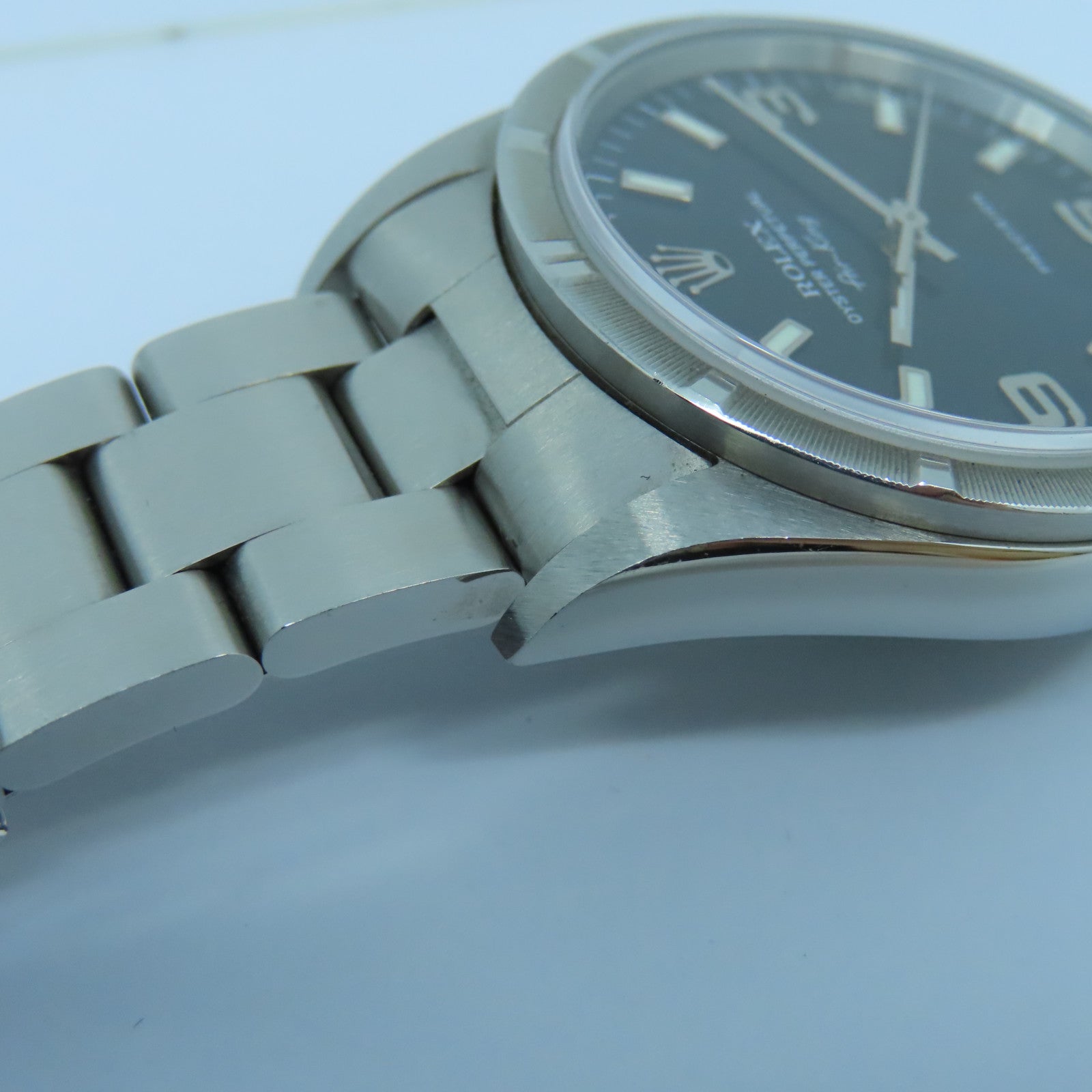 ROLEX Air King不鏽鋼手錶自動機芯藍色