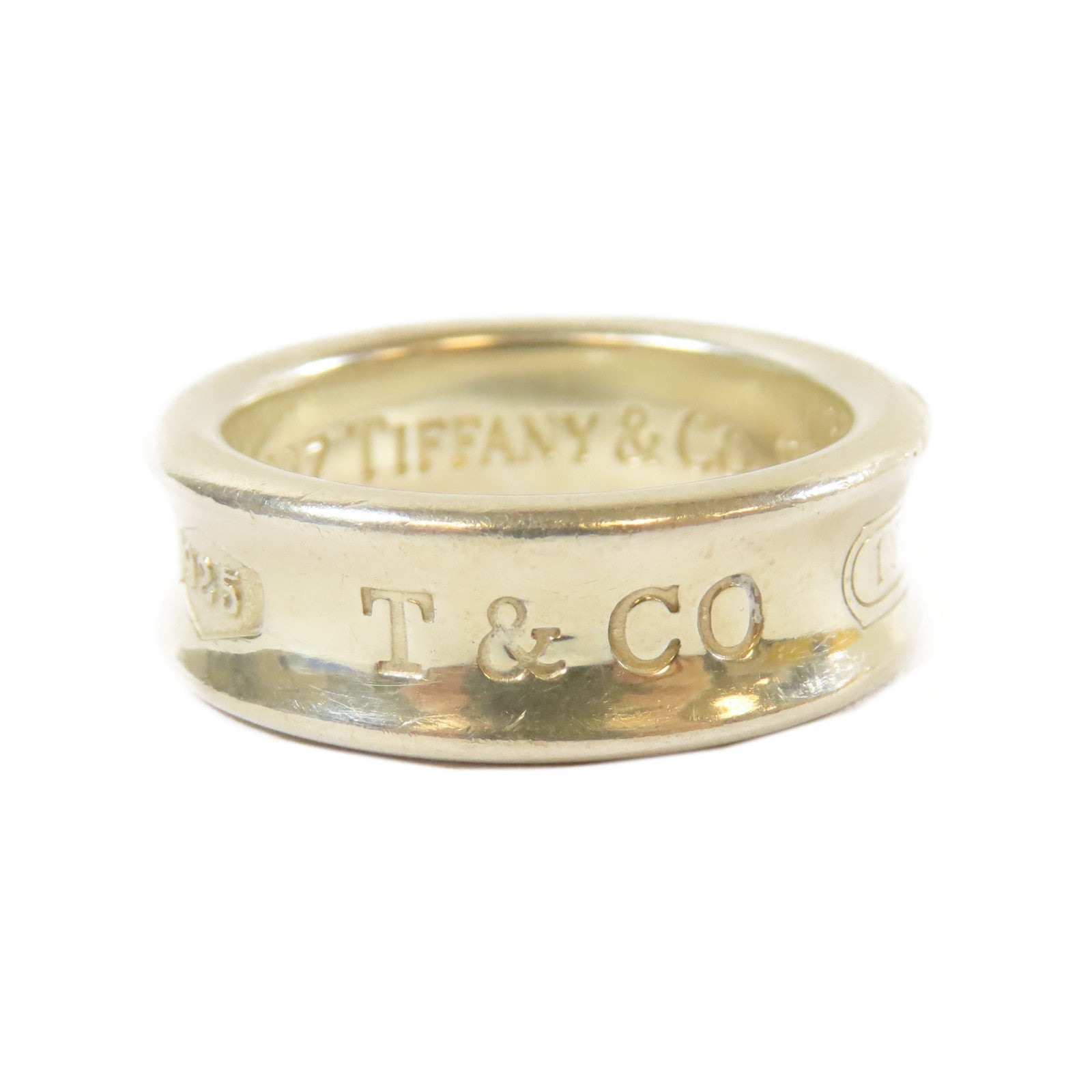 TIFFANY＆CO 925純銀1837 Narrow Ring戒指US#6.75