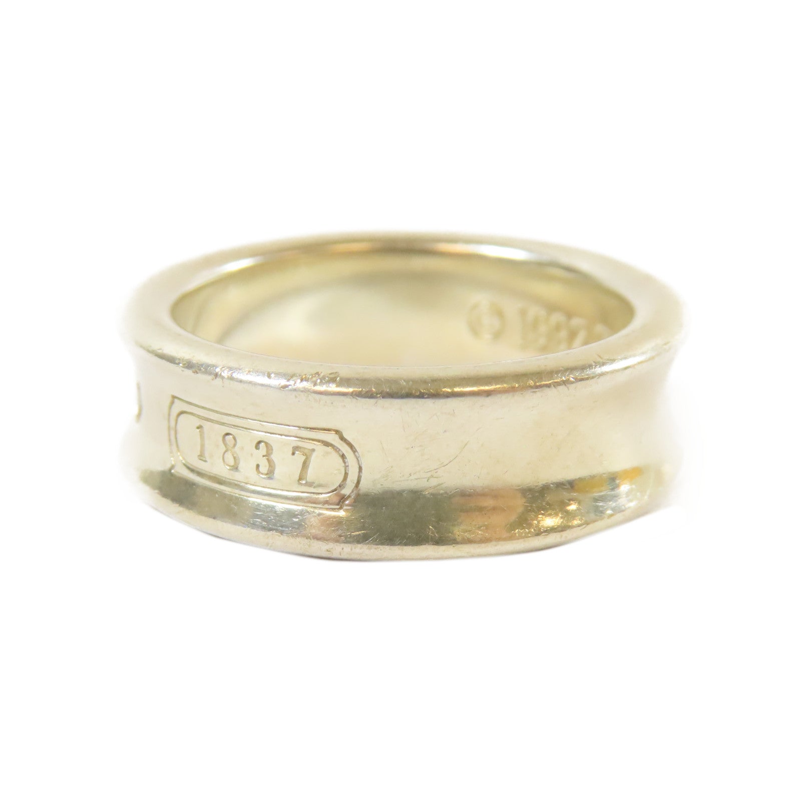 TIFFANY＆CO 925純銀1837 Narrow Ring戒指US#6.75