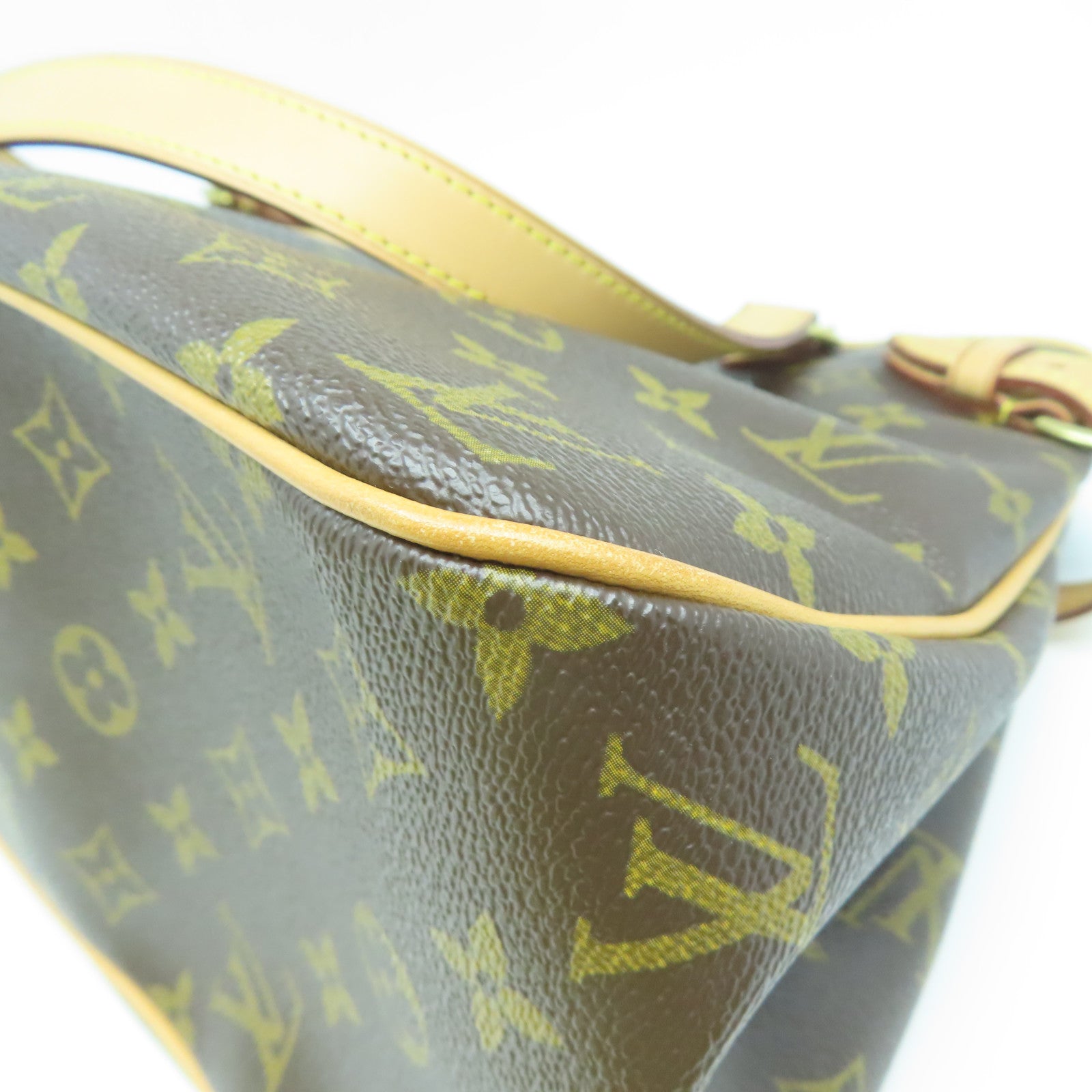 LOUIS VUITTON Monogram Batignolles Horizont金扣手挽袋/肩背袋啡色