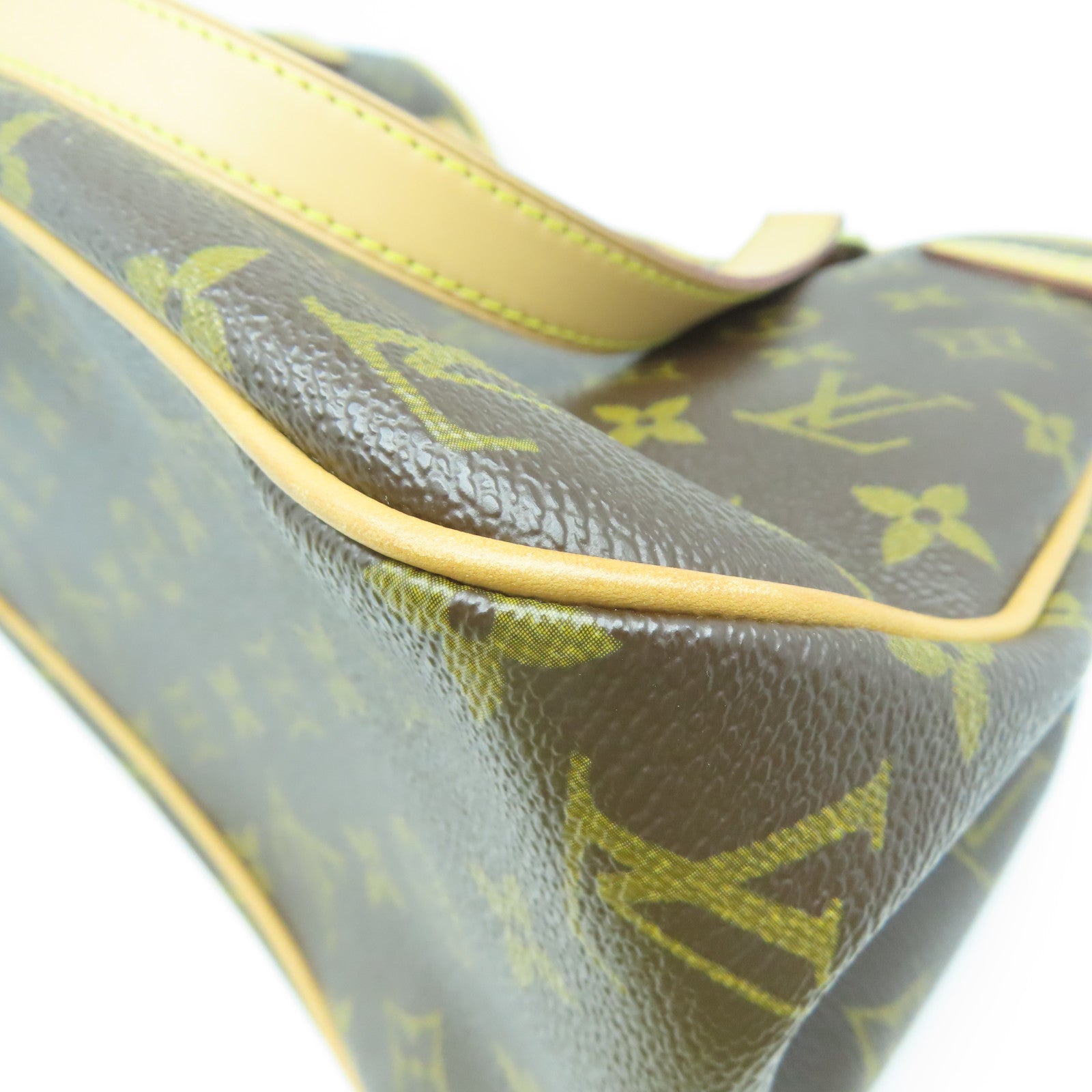 LOUIS VUITTON Monogram Batignolles Horizont金扣手挽袋/肩背袋啡色