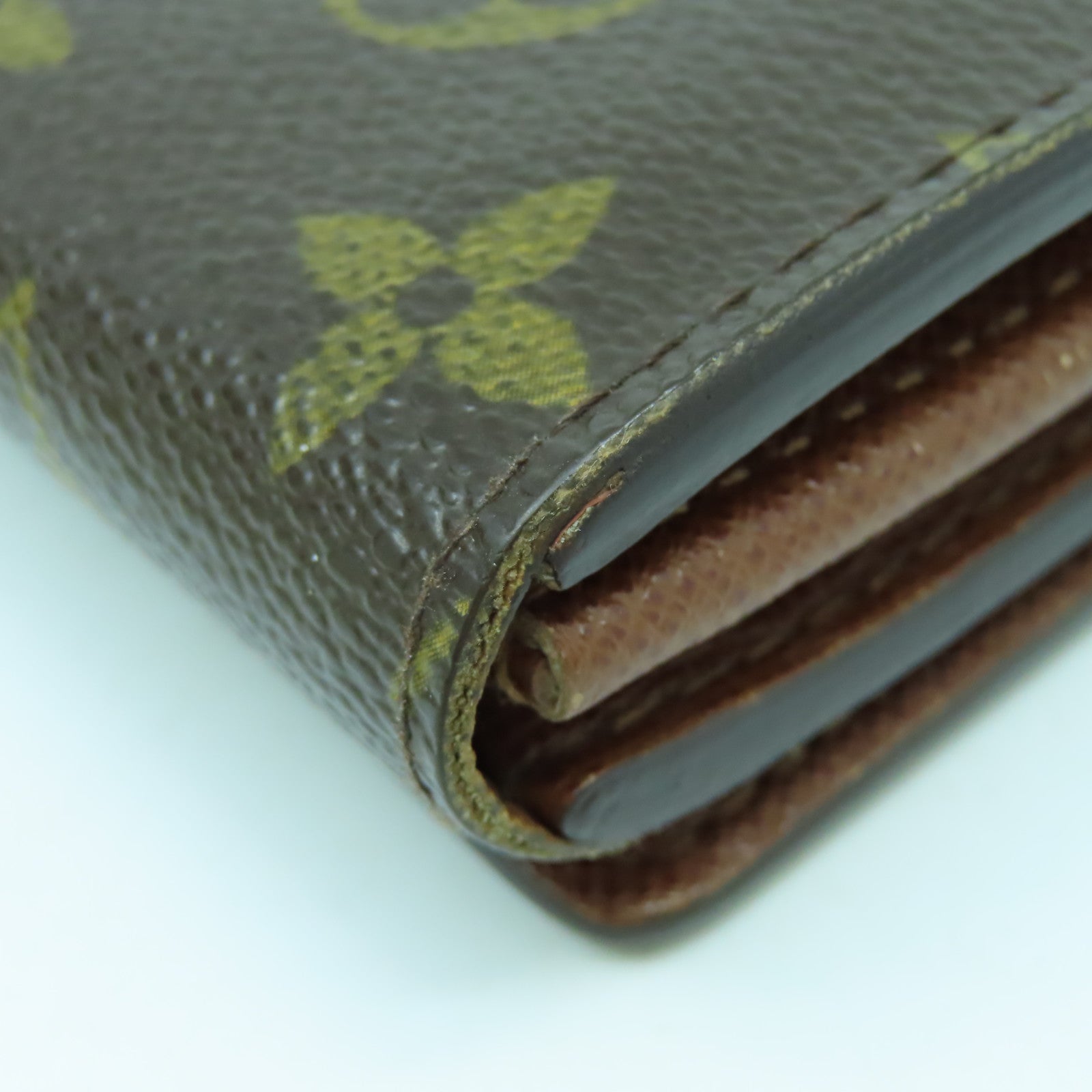LOUIS VUITTON Monogram Wallet金扣錢包啡色