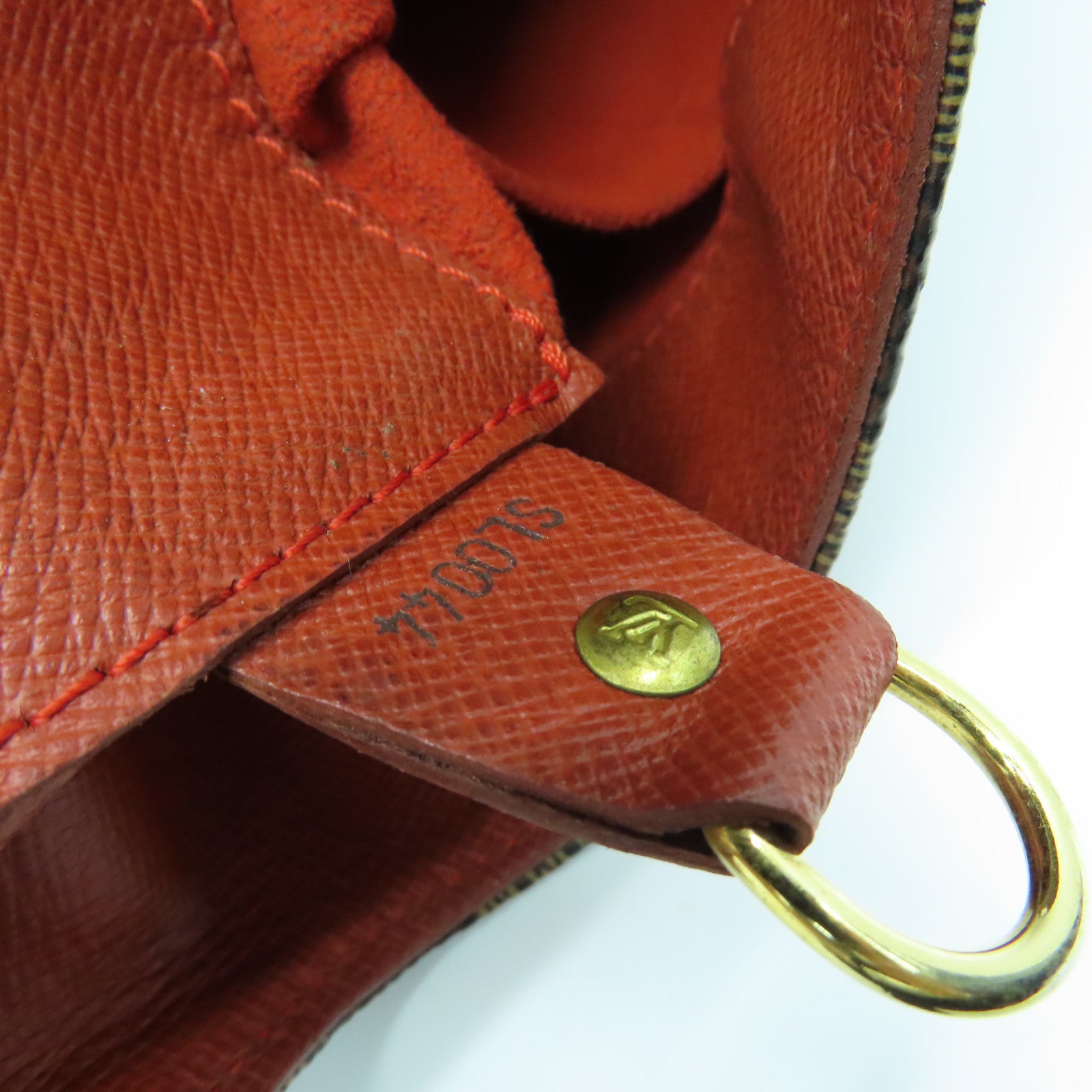 LOUIS VUITTON Damier Musette Salsa Gold Buckle Shoulder Bag Brown