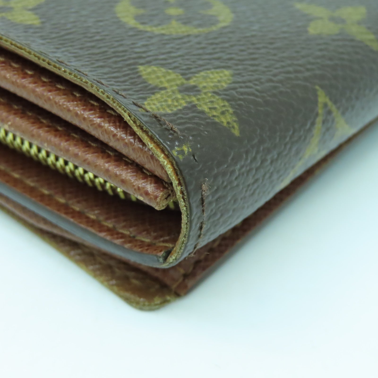LOUIS VUITTON Monogram Wallet金扣錢包啡色
