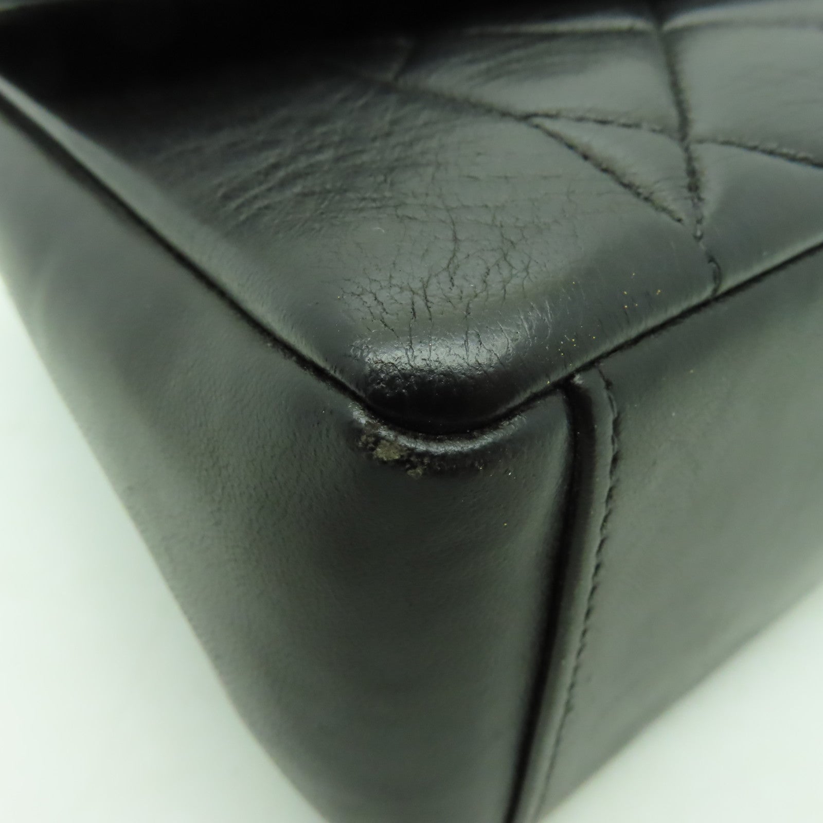 CHANEL 【激減優惠】菱格羊皮皮革Chain Shoulder Bag金扣鏈帶肩背袋黒色