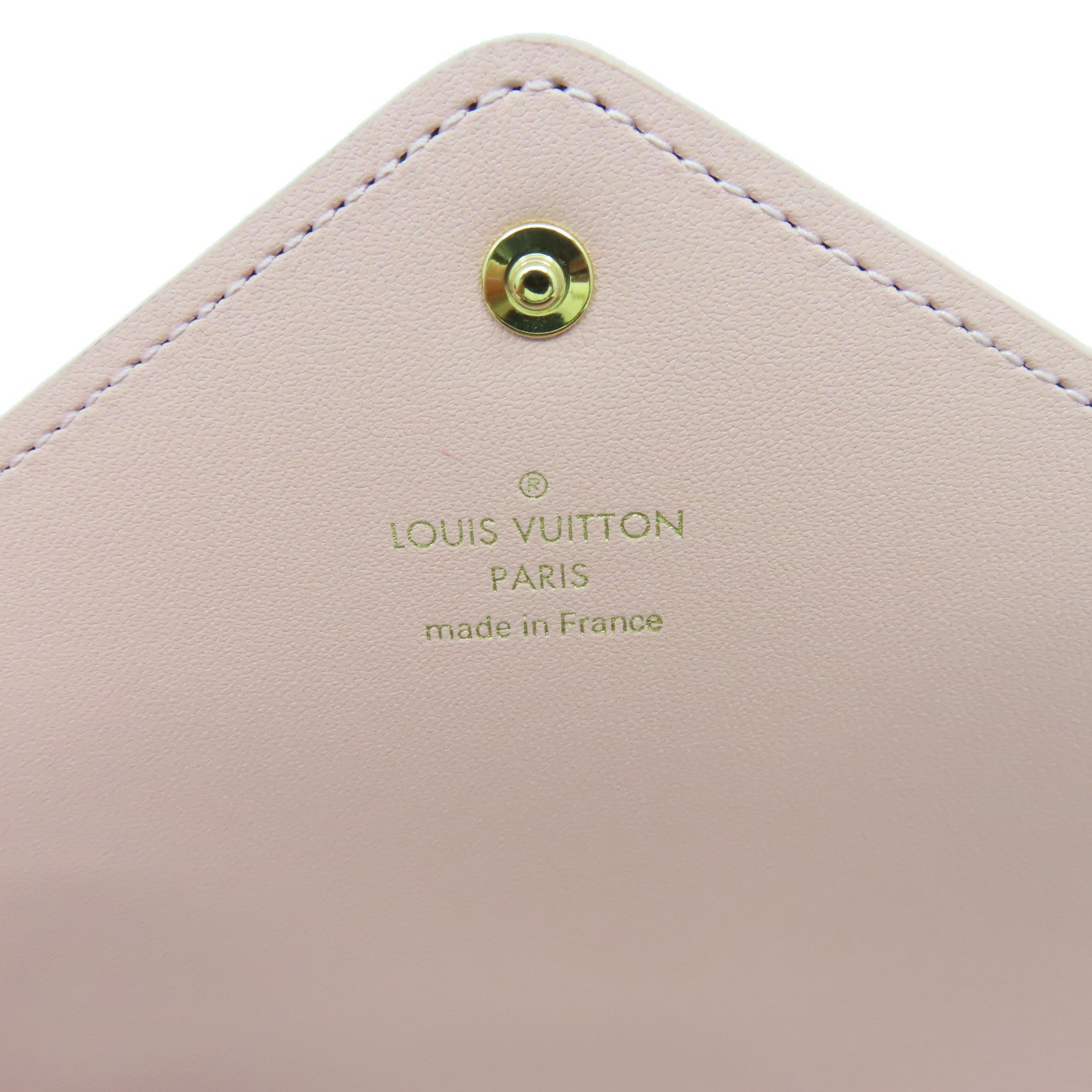 LOUIS VUITTON Monogram Kirigami Pochette金扣手拿包啡色/粉紅色