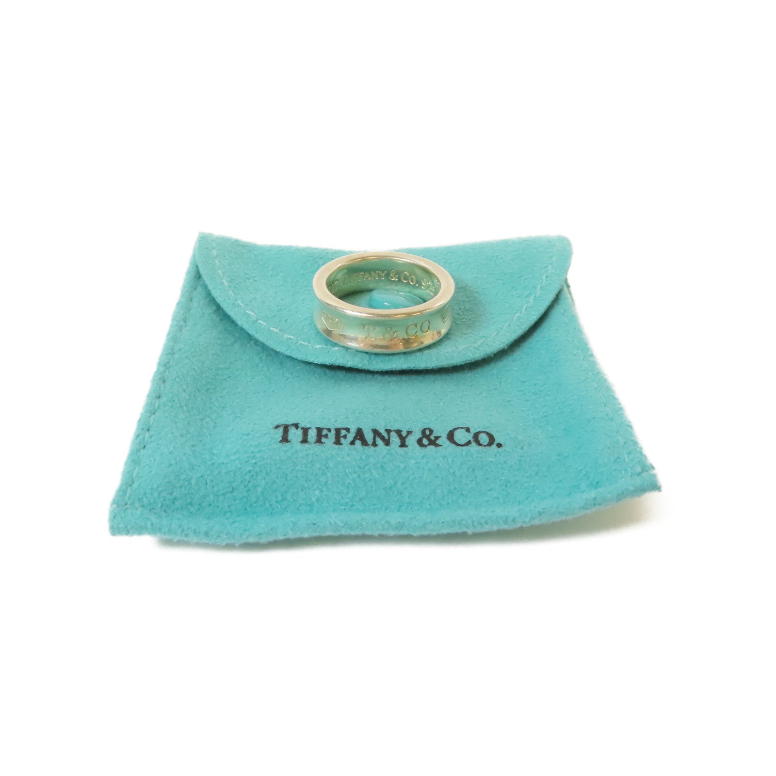 TIFFANY＆CO 925純銀1837 Narrow Ring戒指US#6.75