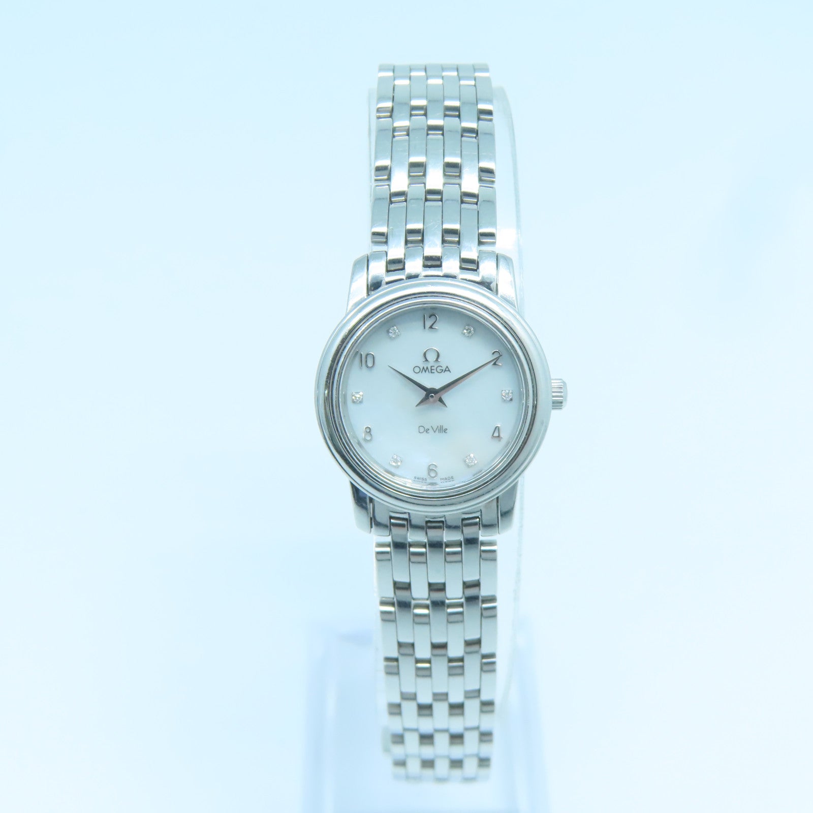OMEGA De Ville Stainless Steel Watch Quartz Movement White