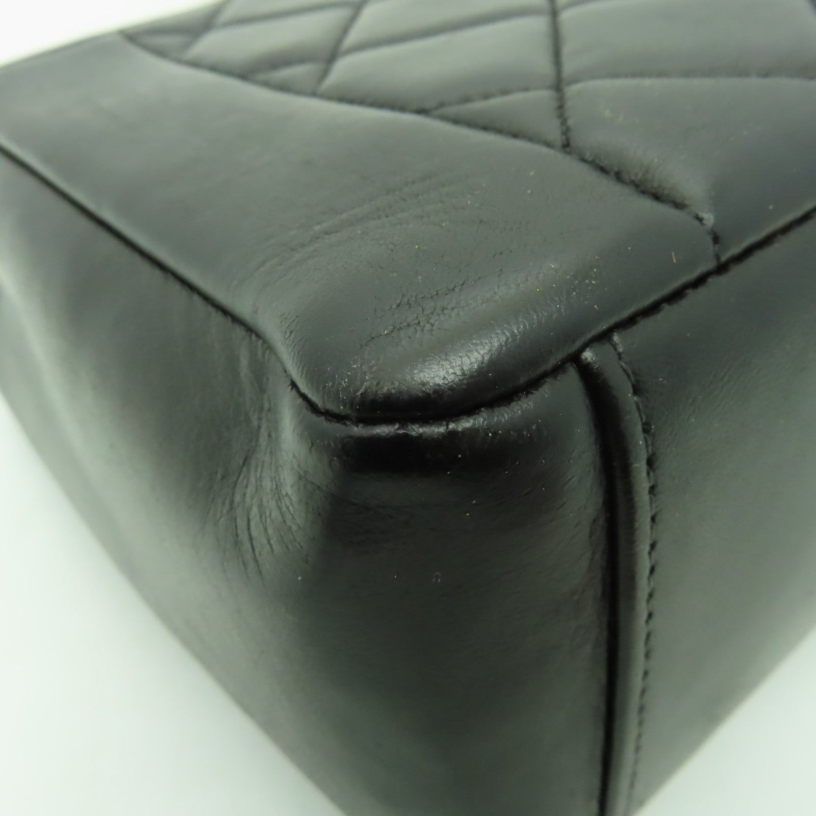 CHANEL 【激減優惠】菱格羊皮皮革Chain Shoulder Bag金扣鏈帶肩背袋黒色