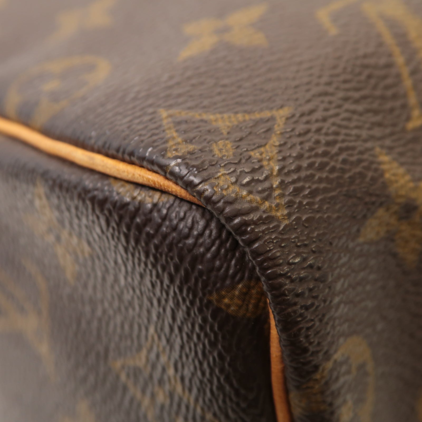 LOUIS VUITTON Monogram Speedy 25金扣手挽袋棕色