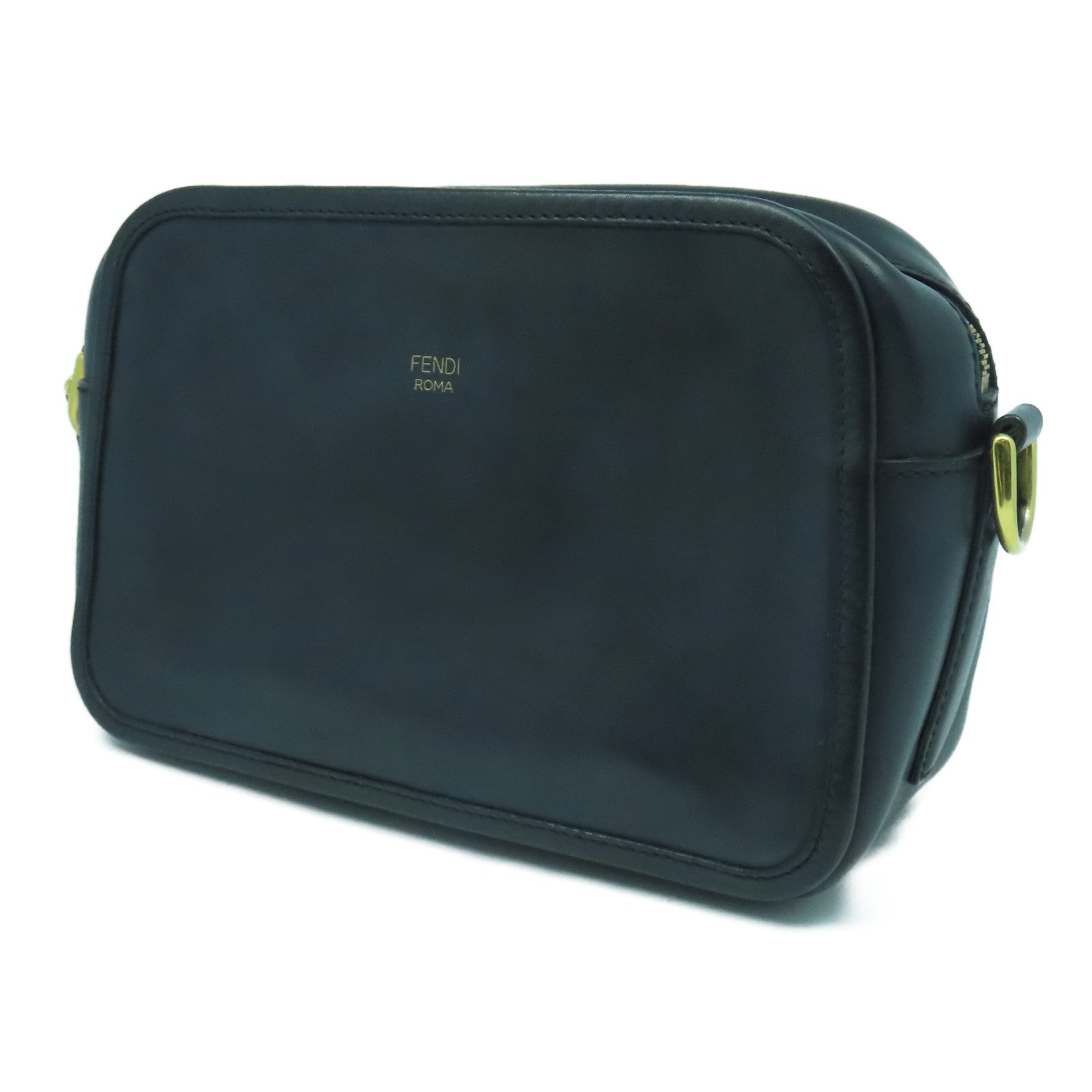 FENDI 牛皮皮革Shoulder Bag金扣肩背袋