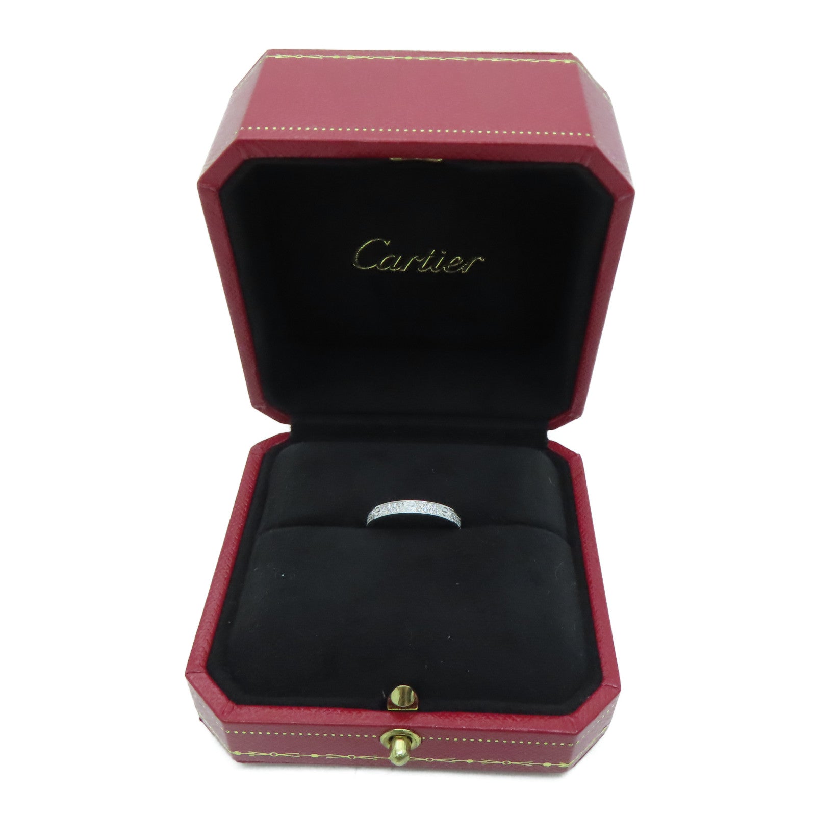 CARTIER 【激減優惠】18K白金鑽石Diamond Love Ring戒指Cartier#49/US#5