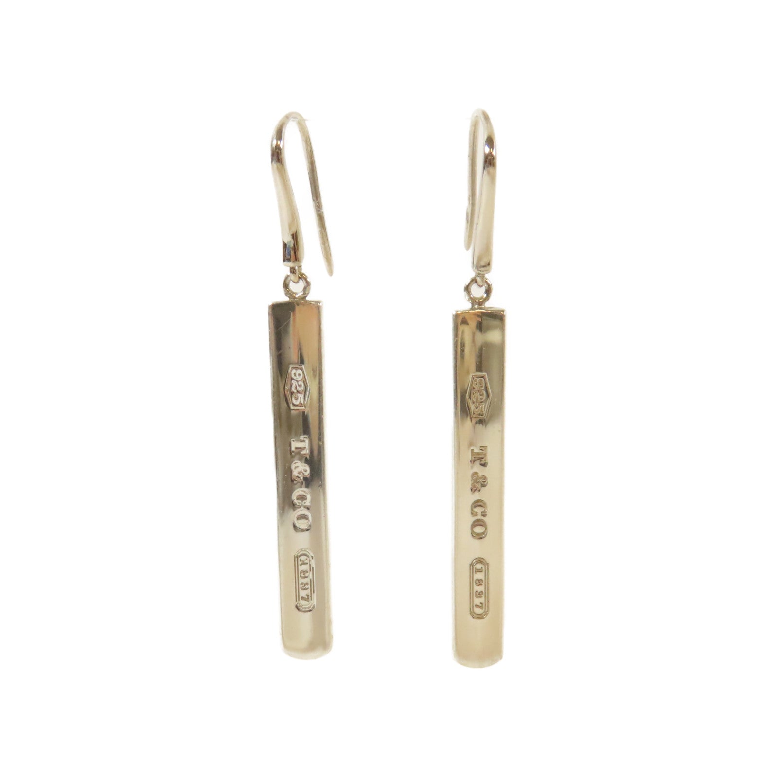 TIFFANY＆CO 925純銀Sterling Silver Bar Earrings耳環