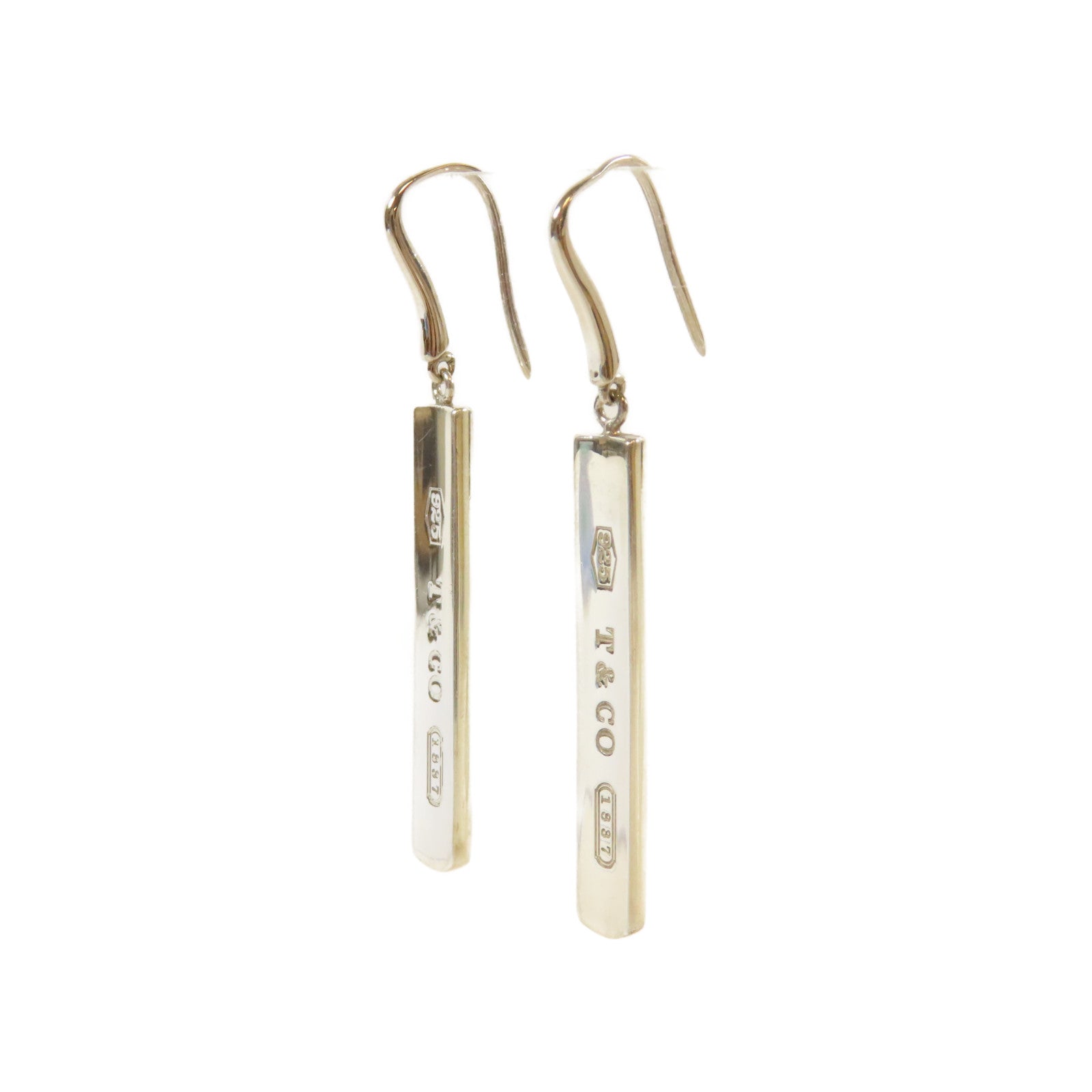 TIFFANY＆CO 925純銀Sterling Silver Bar Earrings耳環
