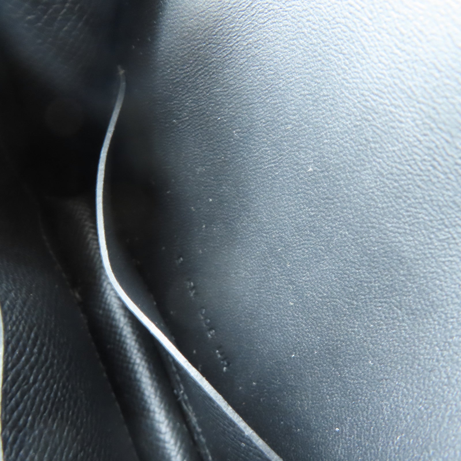 HERMES Epsom皮革Constance Slim金扣卡片套Noir黑色
