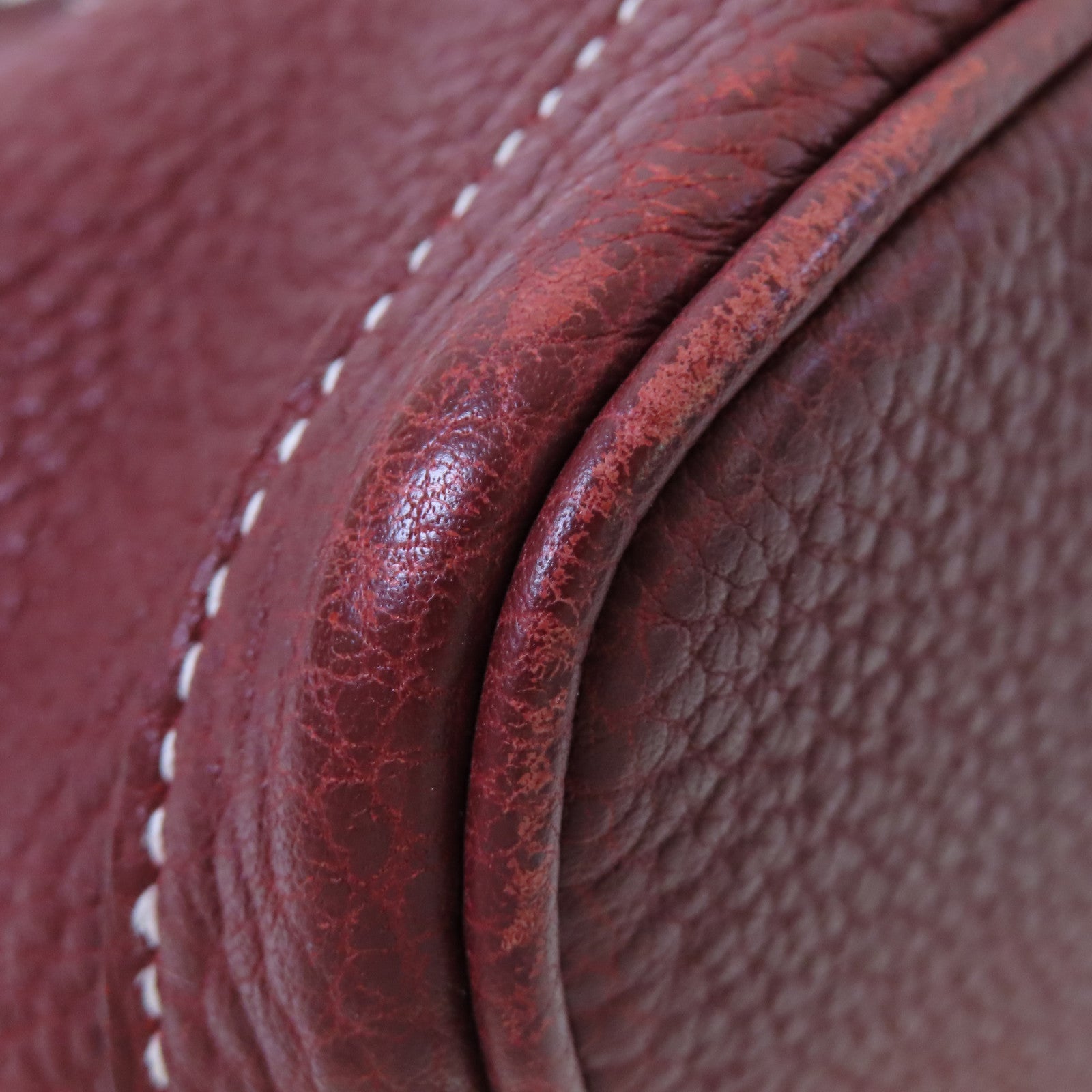 HERMES Negonda皮革Garden Party TPM Tote Bag銀扣手挽袋Rouge H愛馬仕紅色
