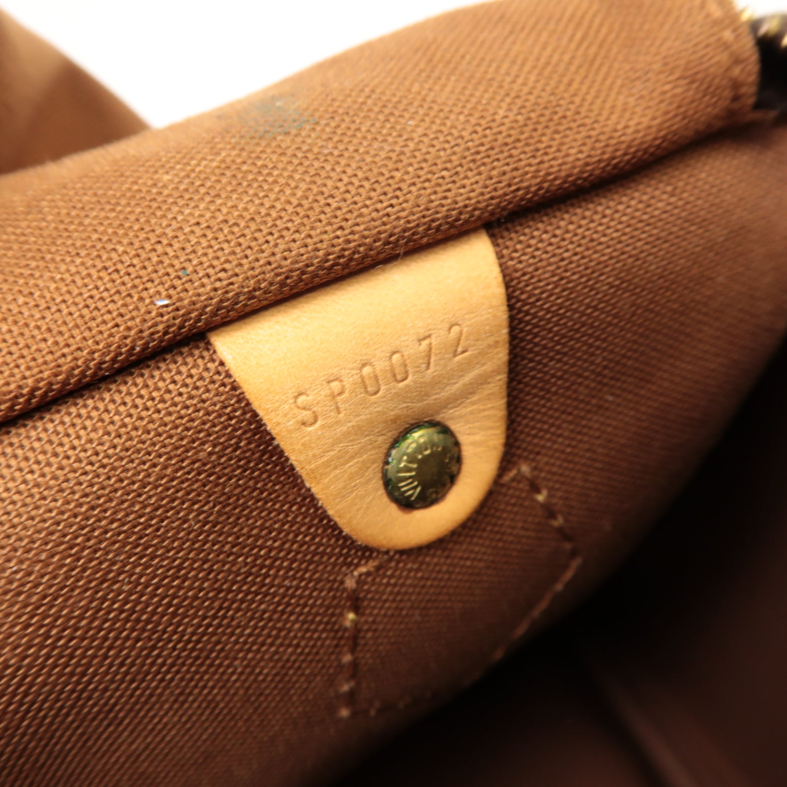 LOUIS VUITTON Monogram Speedy 25金扣手挽袋棕色