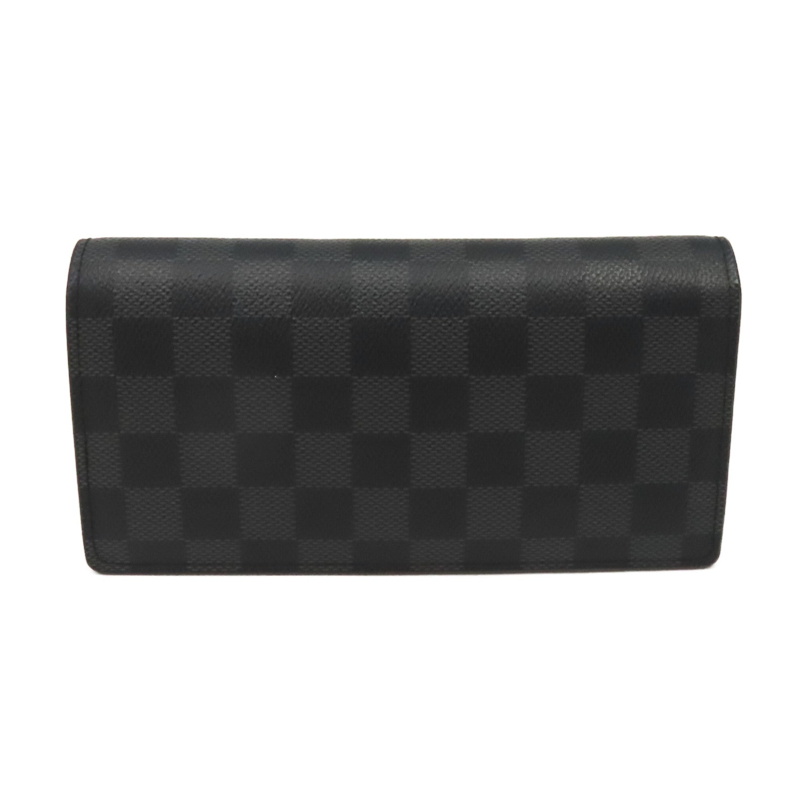 LOUIS VUITTON Damier Graphite Brazza Wallet長錢包黑色/碳灰色