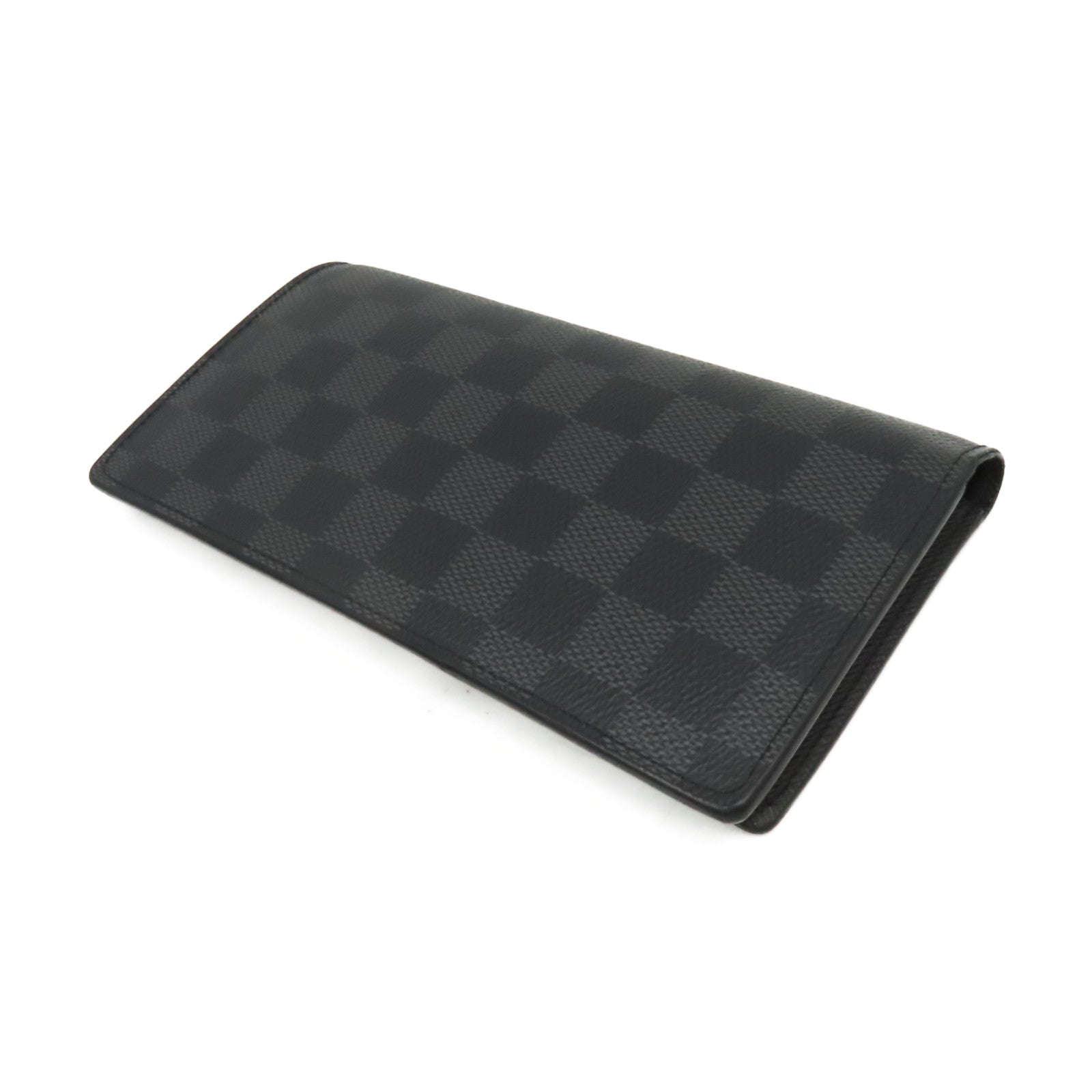 LOUIS VUITTON Damier Graphite Brazza Wallet長錢包黑色/碳灰色