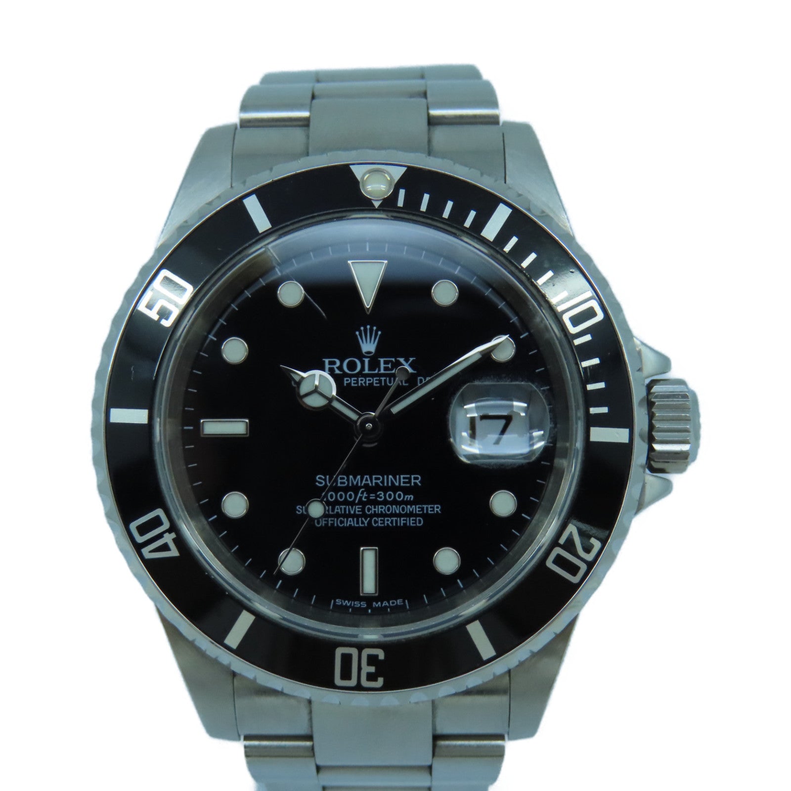 ROLEX Submarinar Date不锈钢手表自动机芯黑色