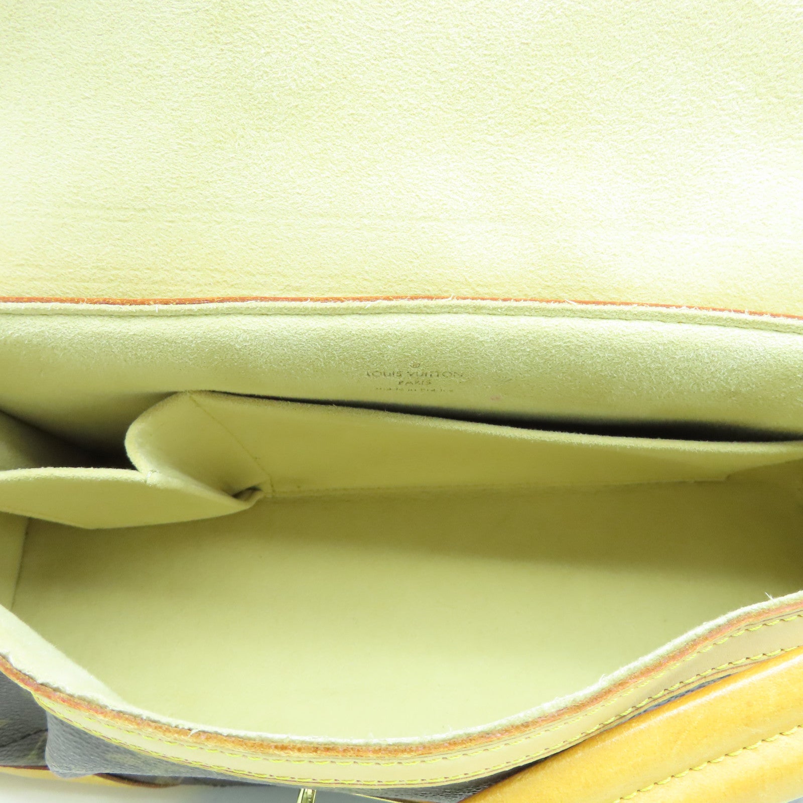 LOUIS VUITTON Monogarm Beverly MM Gold Buckle Shoulder Bag Brown