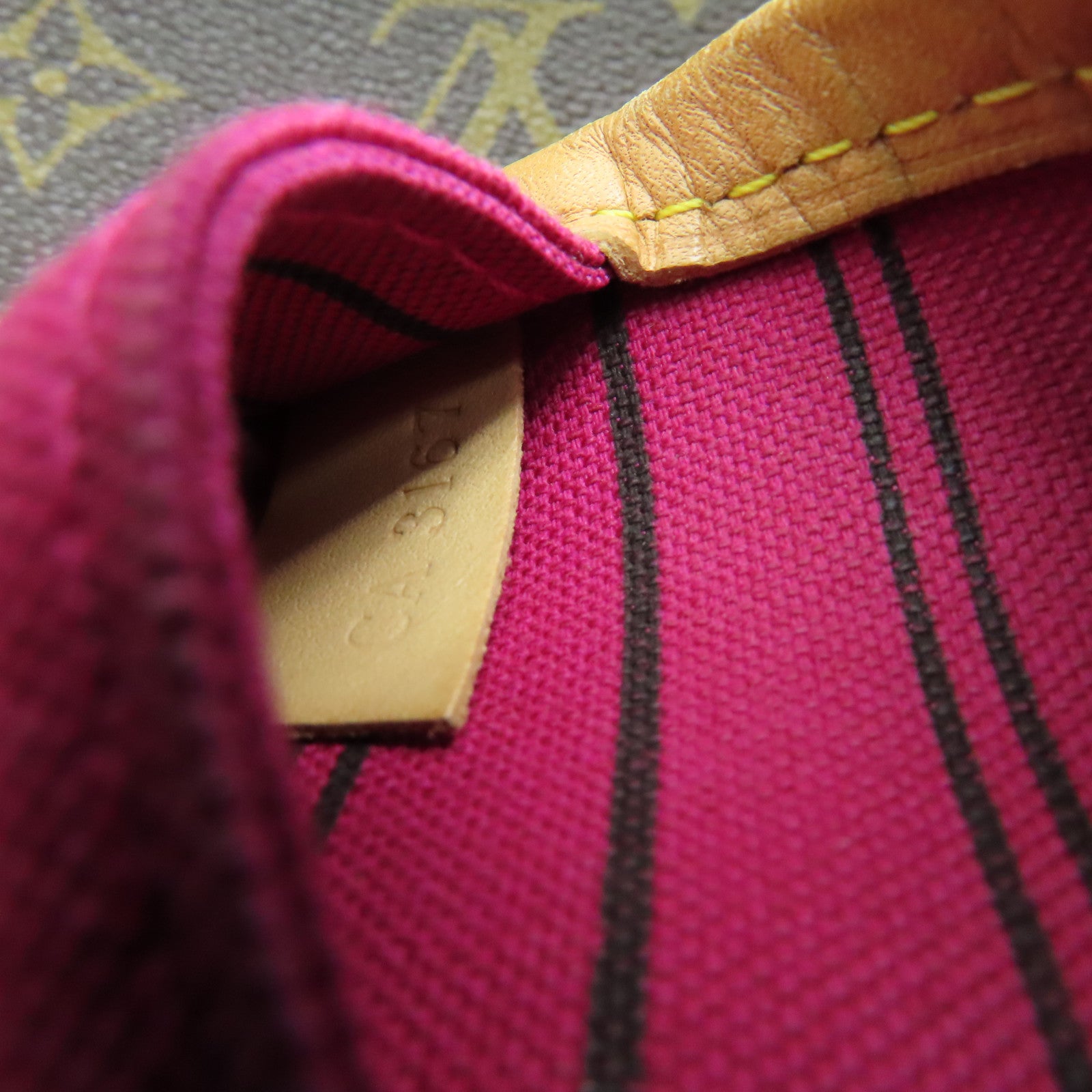 LOUIS VUITTON Monogram Neverfull MM手挽袋金扣啡色