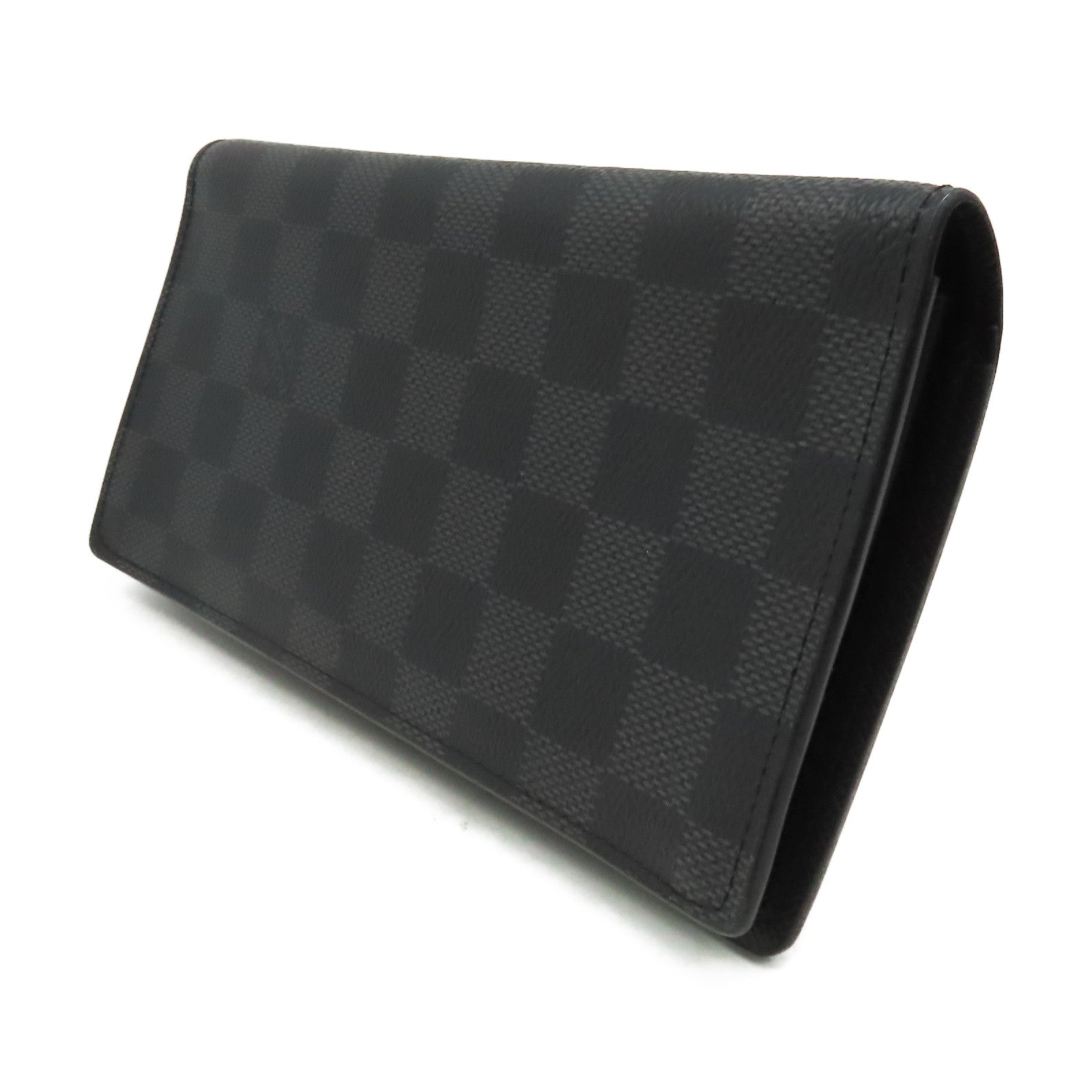 LOUIS VUITTON Damier Graphite Brazza Wallet長錢包黑色/碳灰色