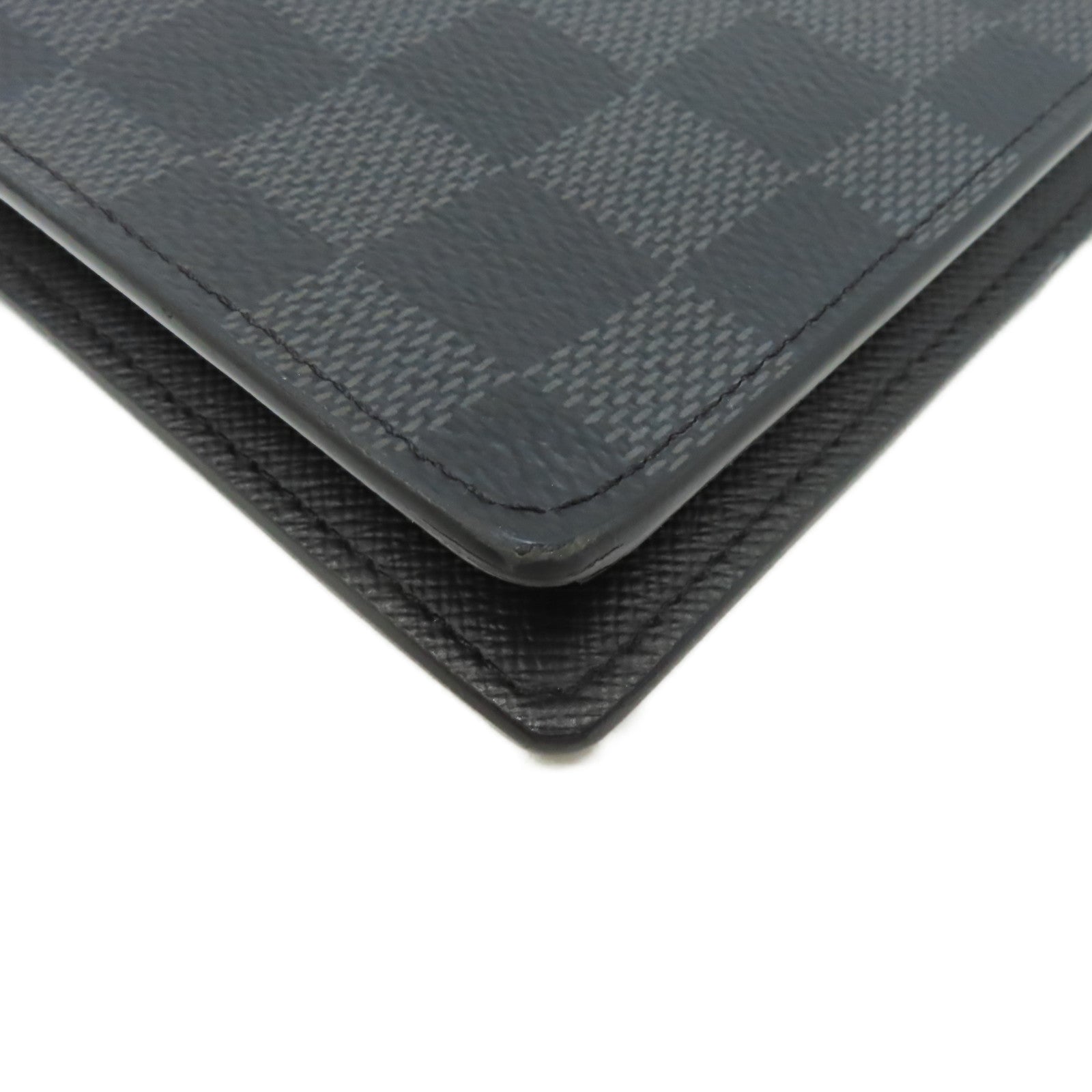 LOUIS VUITTON Damier Graphite Brazza Wallet長錢包黑色/碳灰色