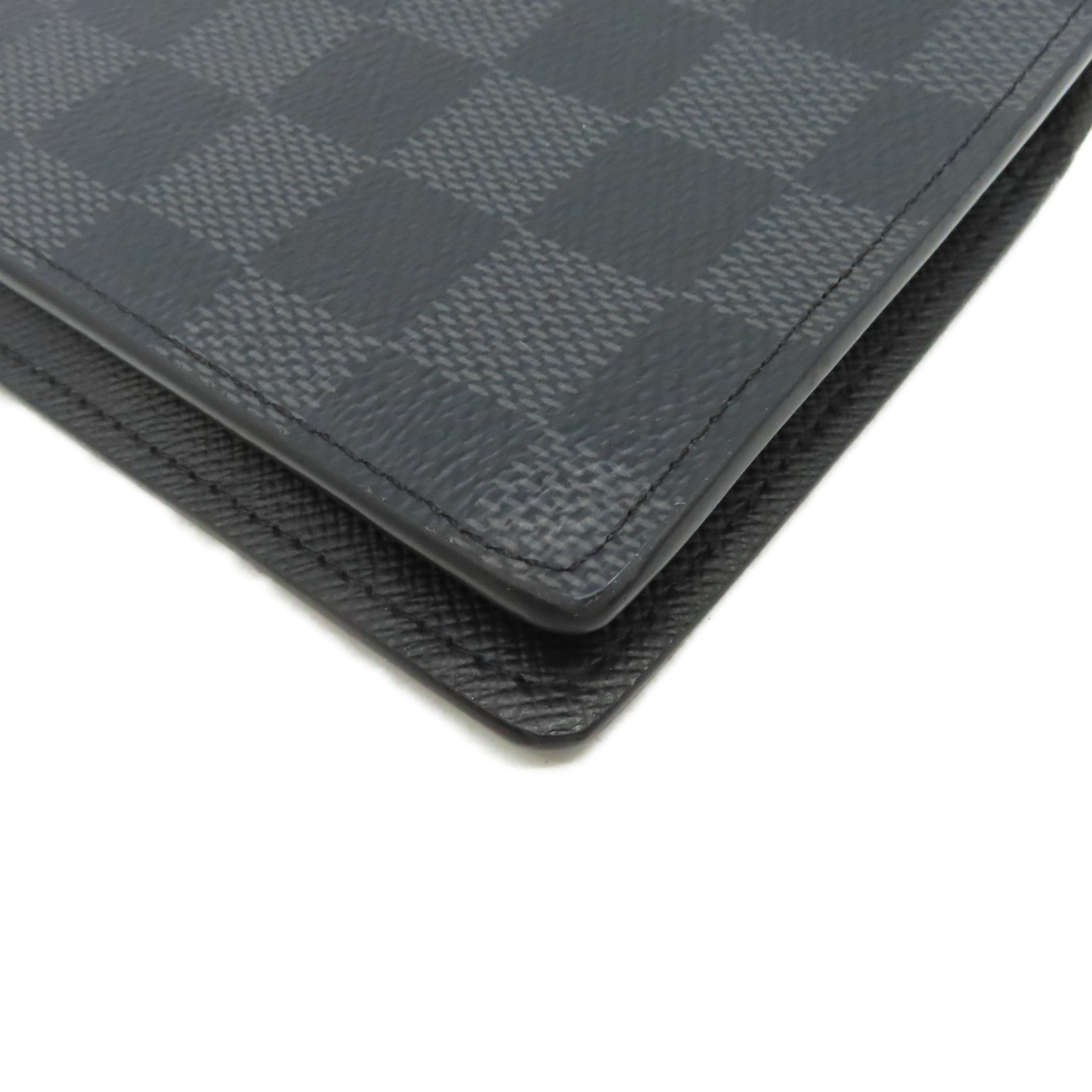 LOUIS VUITTON Damier Graphite Brazza Wallet長錢包黑色/碳灰色
