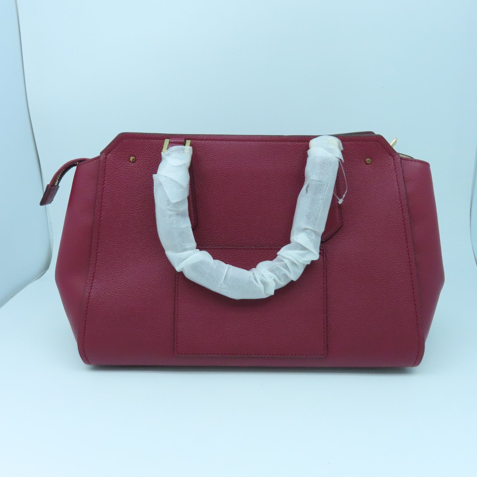 Michael Kors 牛皮皮革2 Way Shoulder金扣手挽肩背兩用袋紅色