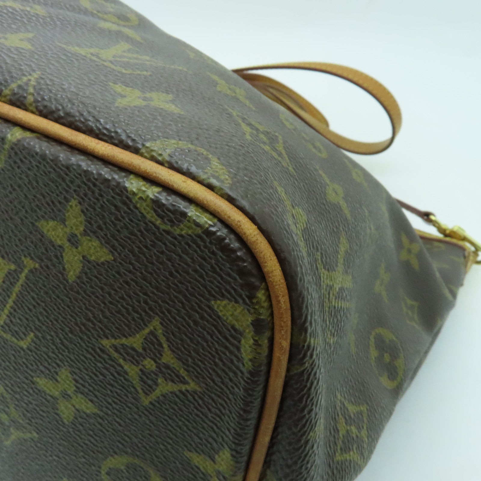 LOUIS VUITTON Monogram Palermo PM金扣手挽肩背兩用袋啡色