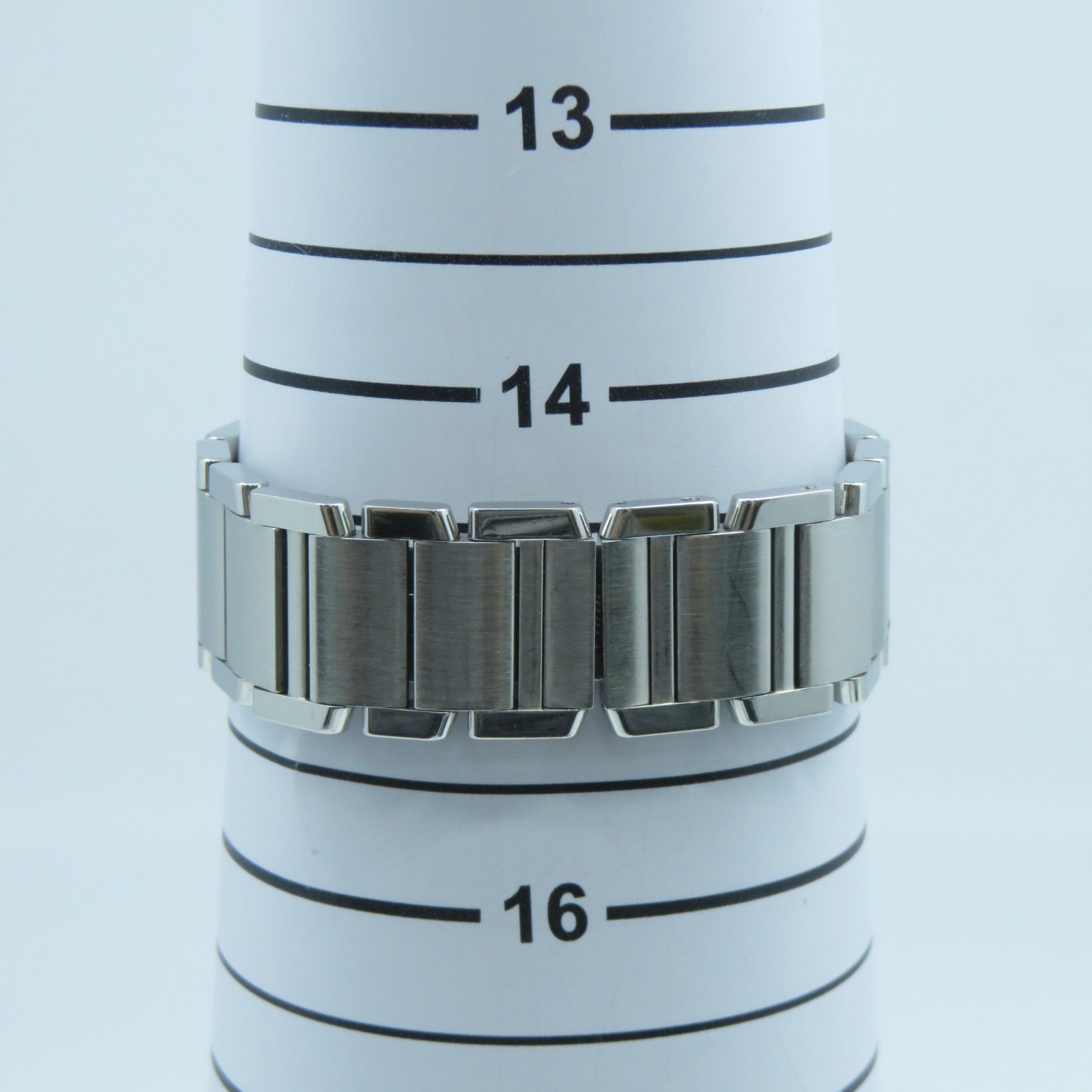 CARTIER Tank Francaise不鏽鋼手錶石英機芯白色