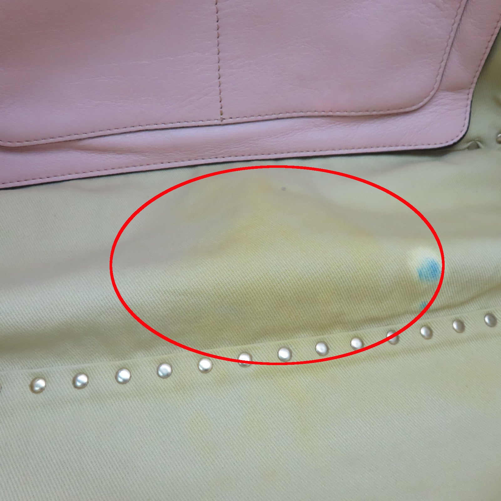 Valentino Leather Rockstud Gold Buckle Shoulder Bag Pink