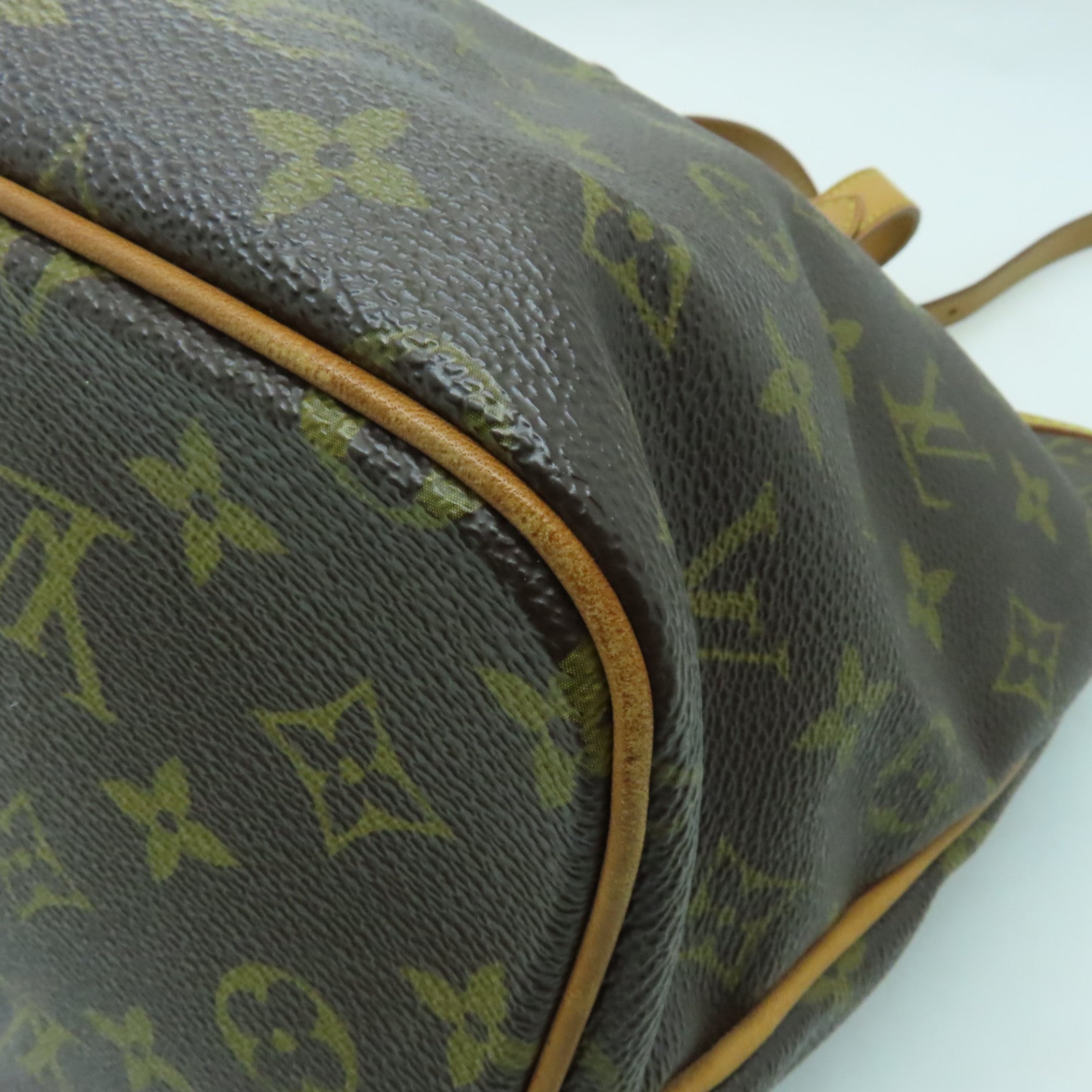 LOUIS VUITTON Monogram Palermo PM金扣手挽肩背兩用袋啡色