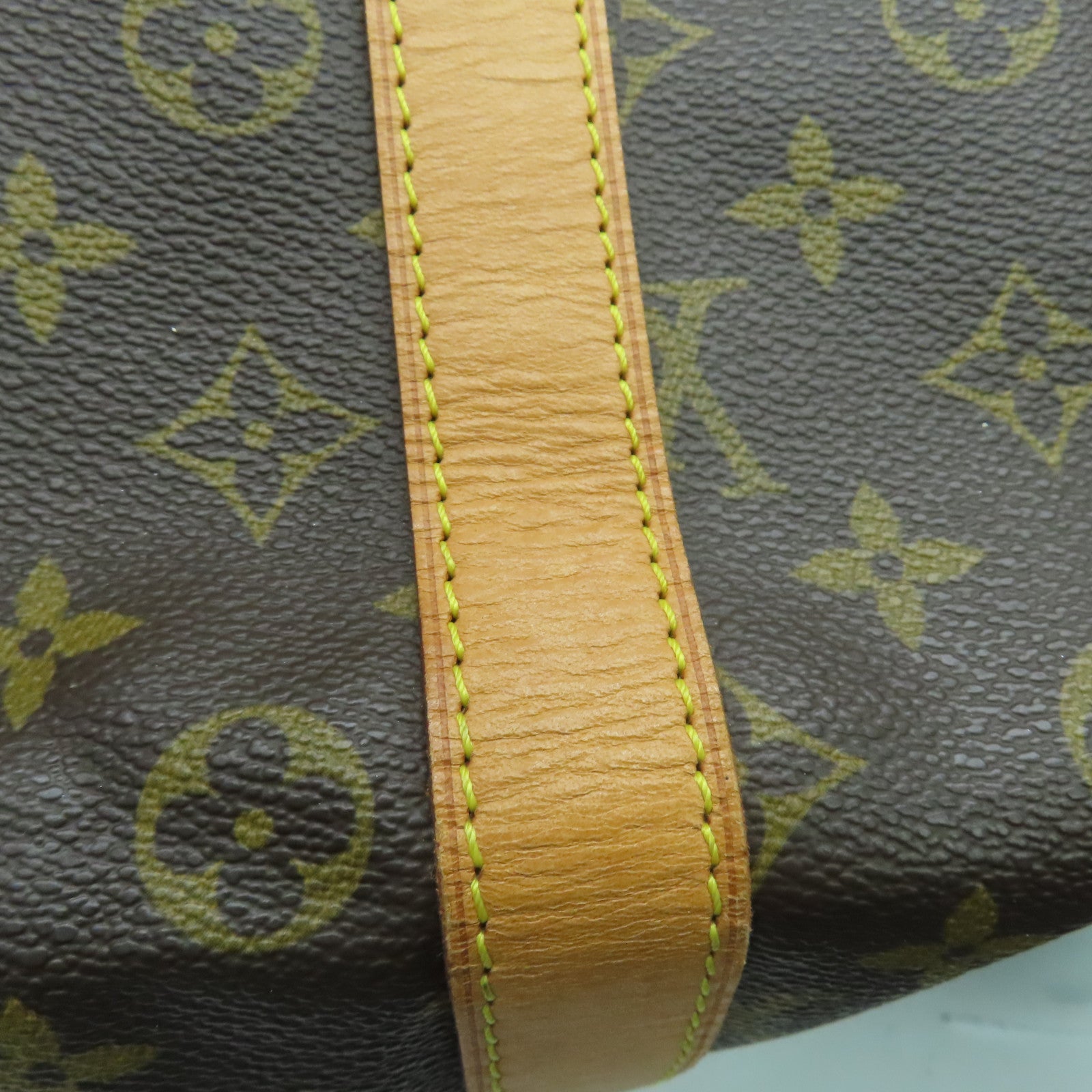LOUIS VUITTON Monogram Keepall 55手挽袋/旅行袋金扣啡色