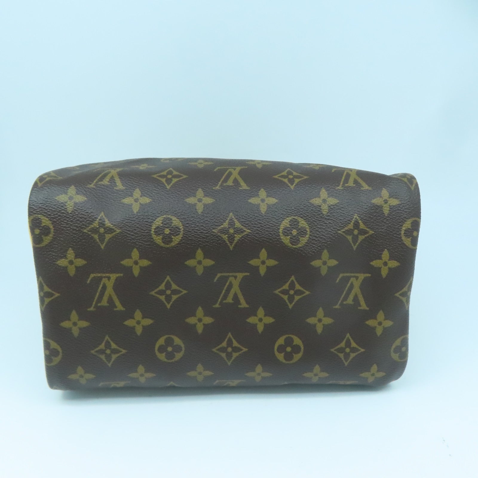 LOUIS VUITTON Monogram Speedy Bandouliere 25金扣手挽袋啡色
